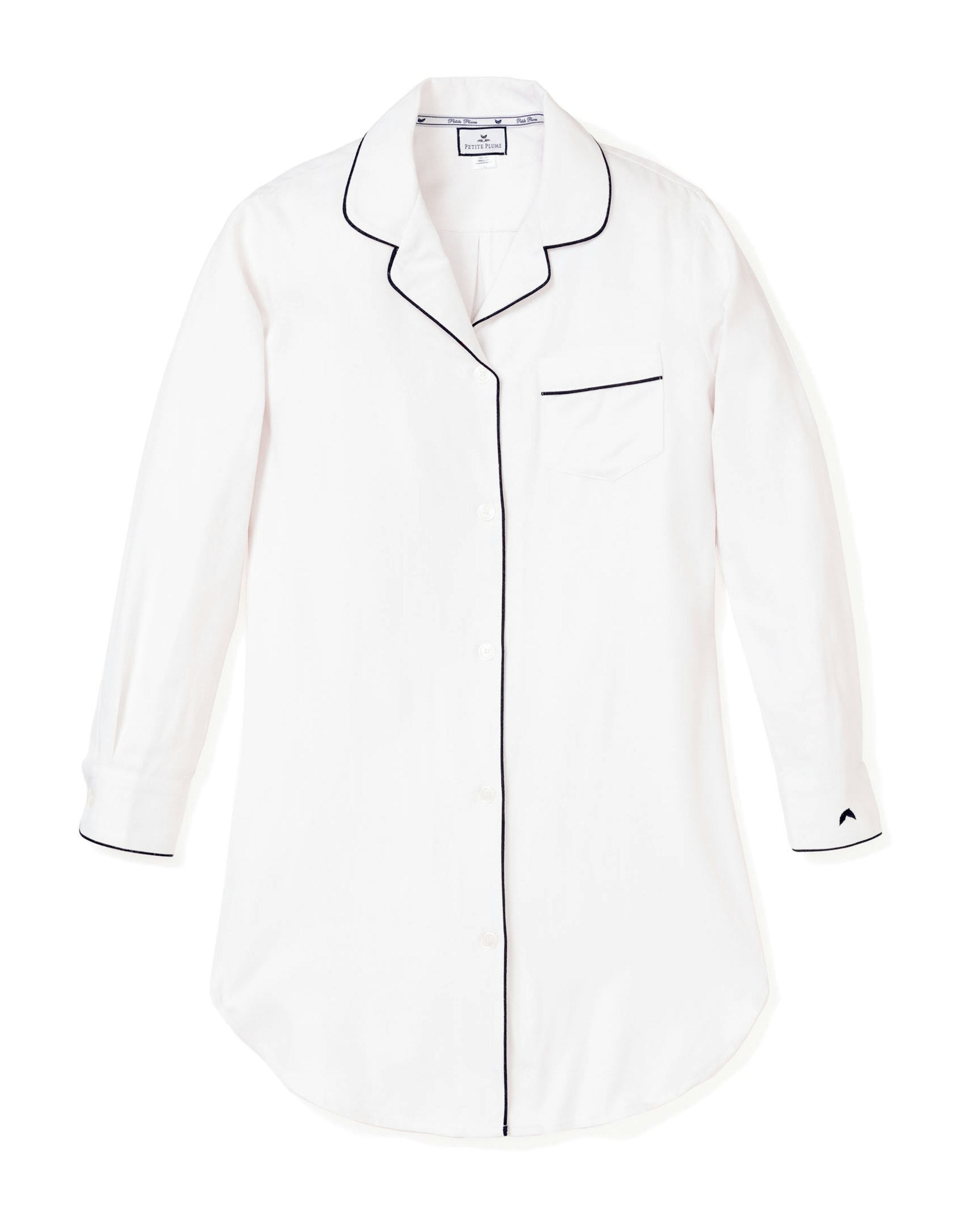 Women's Pima Nightshirt in Black