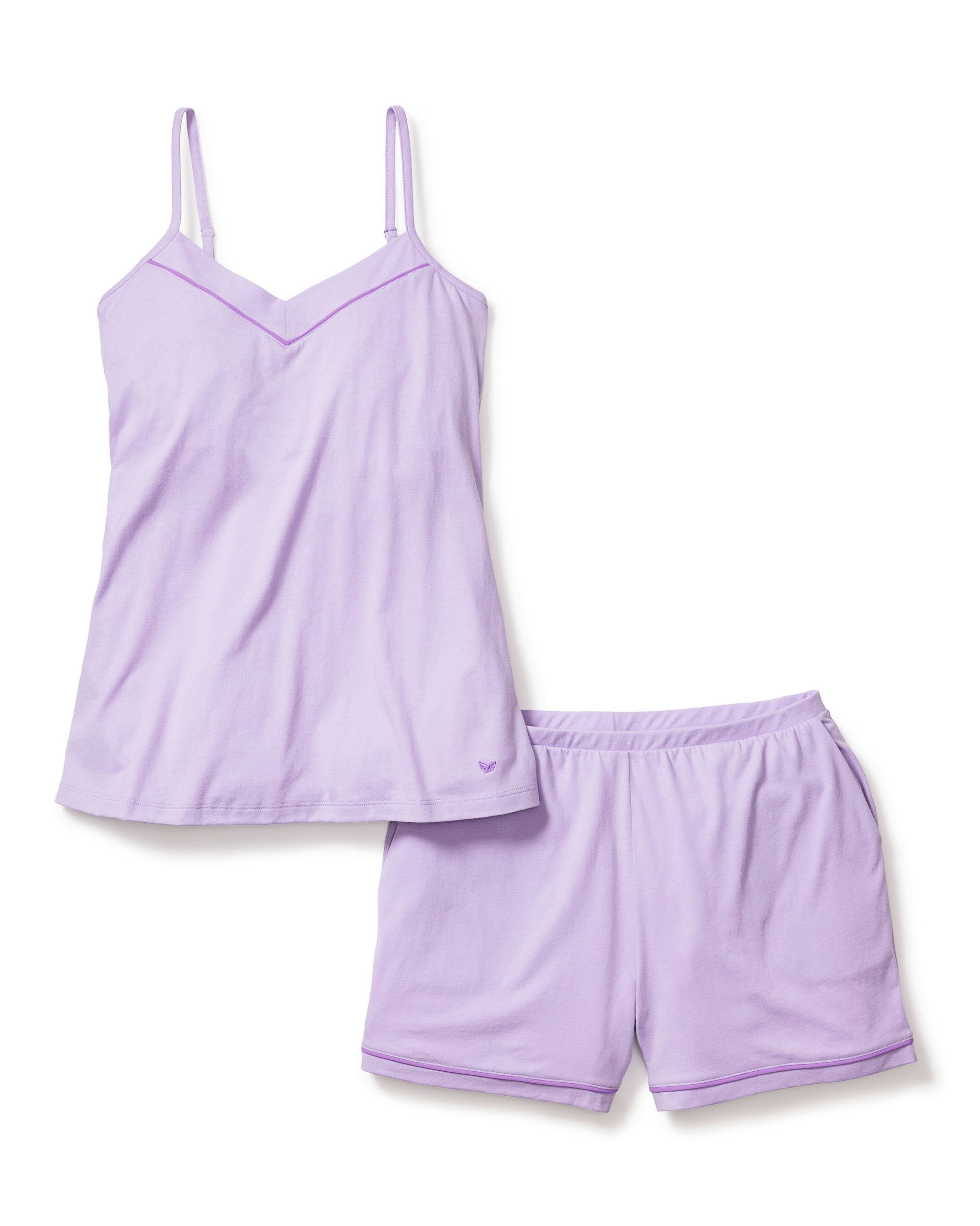Women's Pima Sylvie Cami Short Set in Lavender