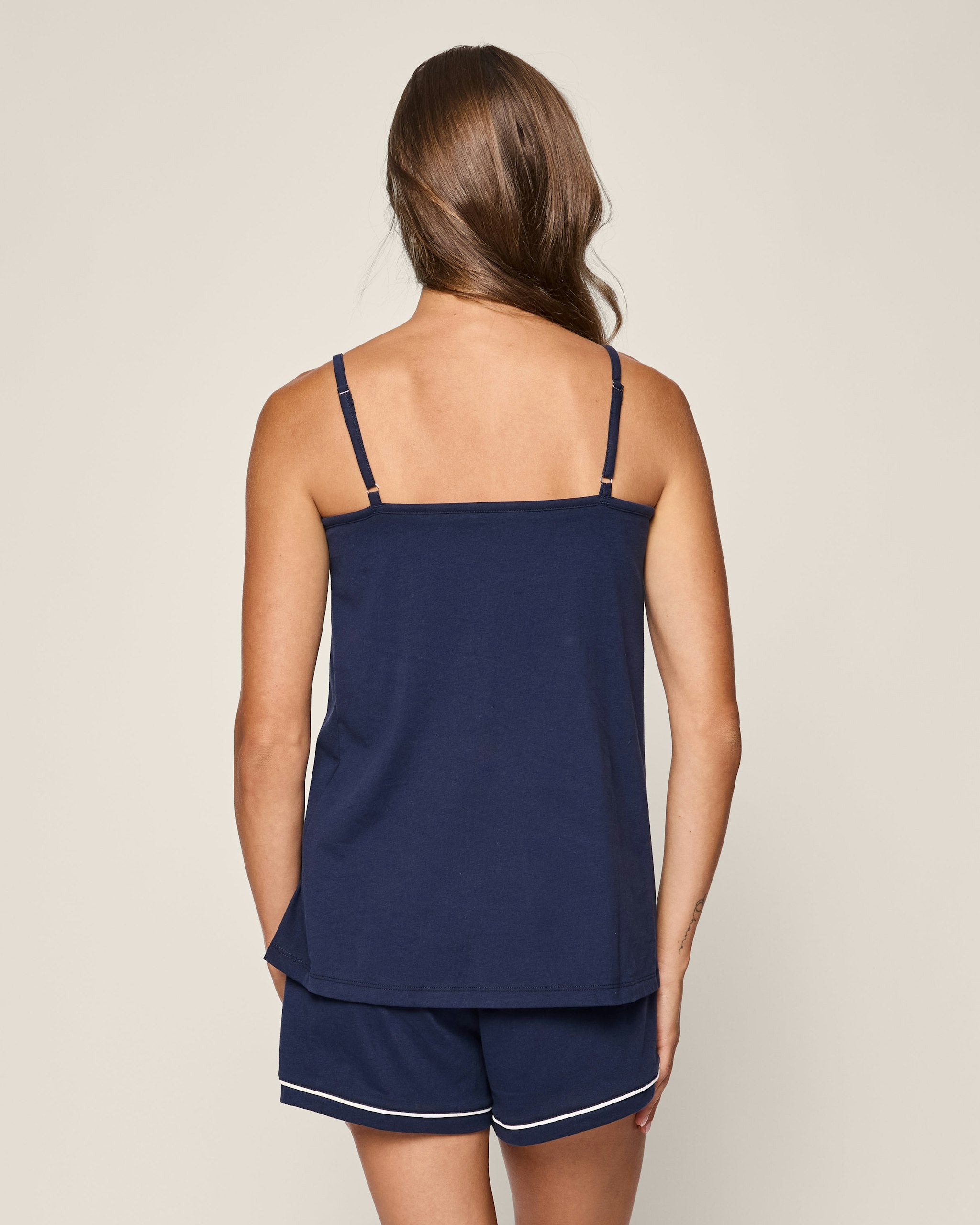 Women's Pima Sylvie Short Set in Navy