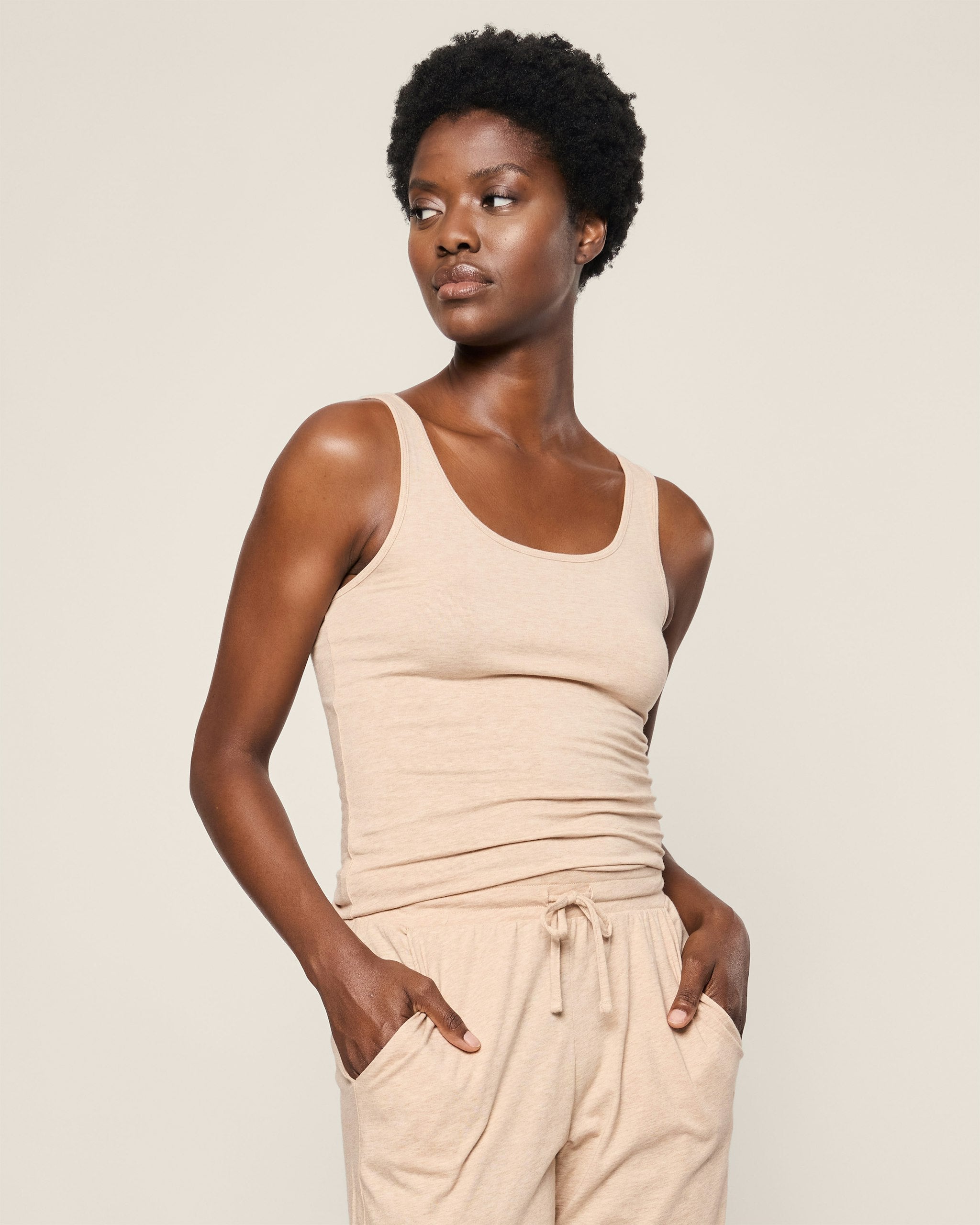 Women's Pima Tank Top in White