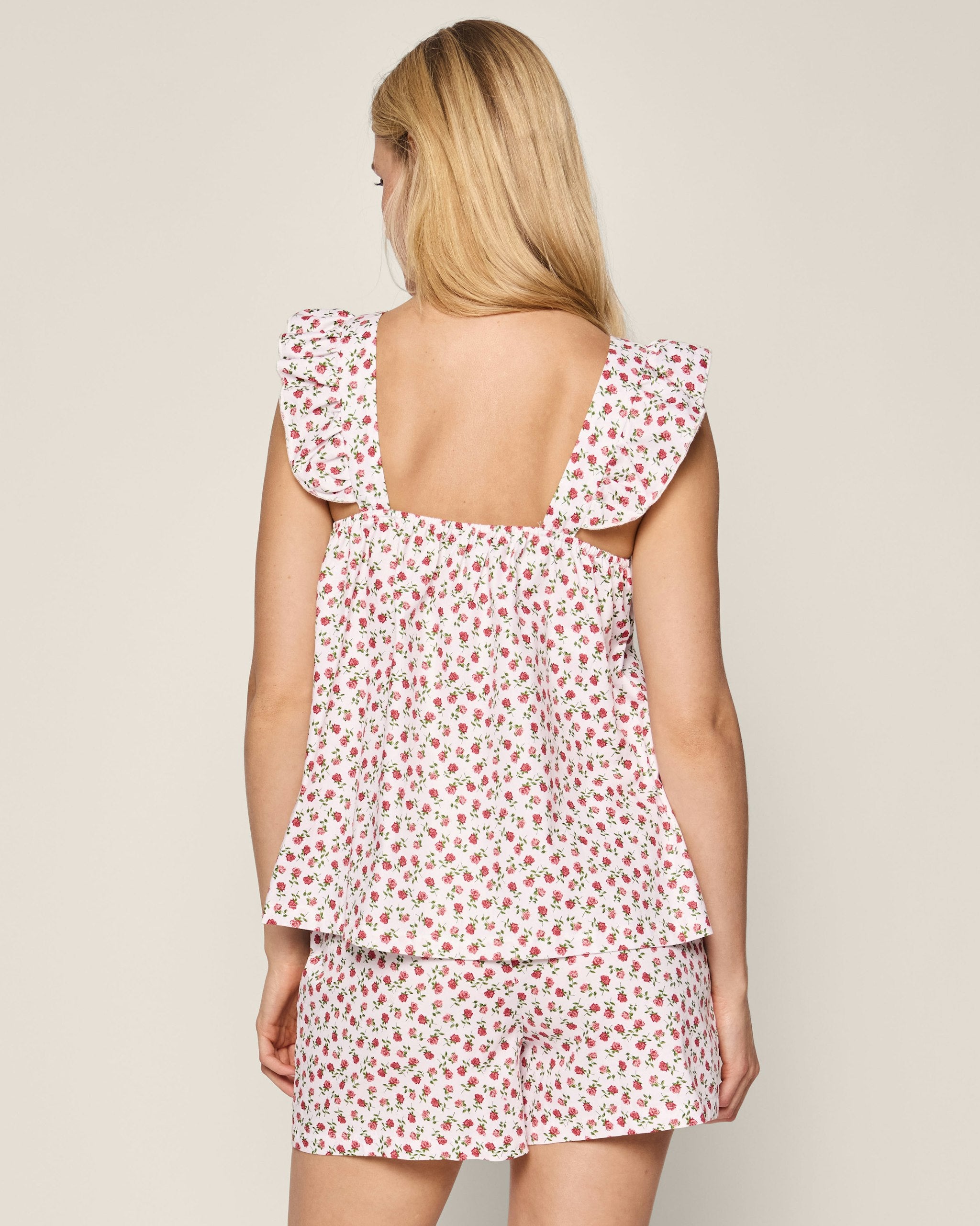 Women's Twill Clara Short Set in Petite Petals