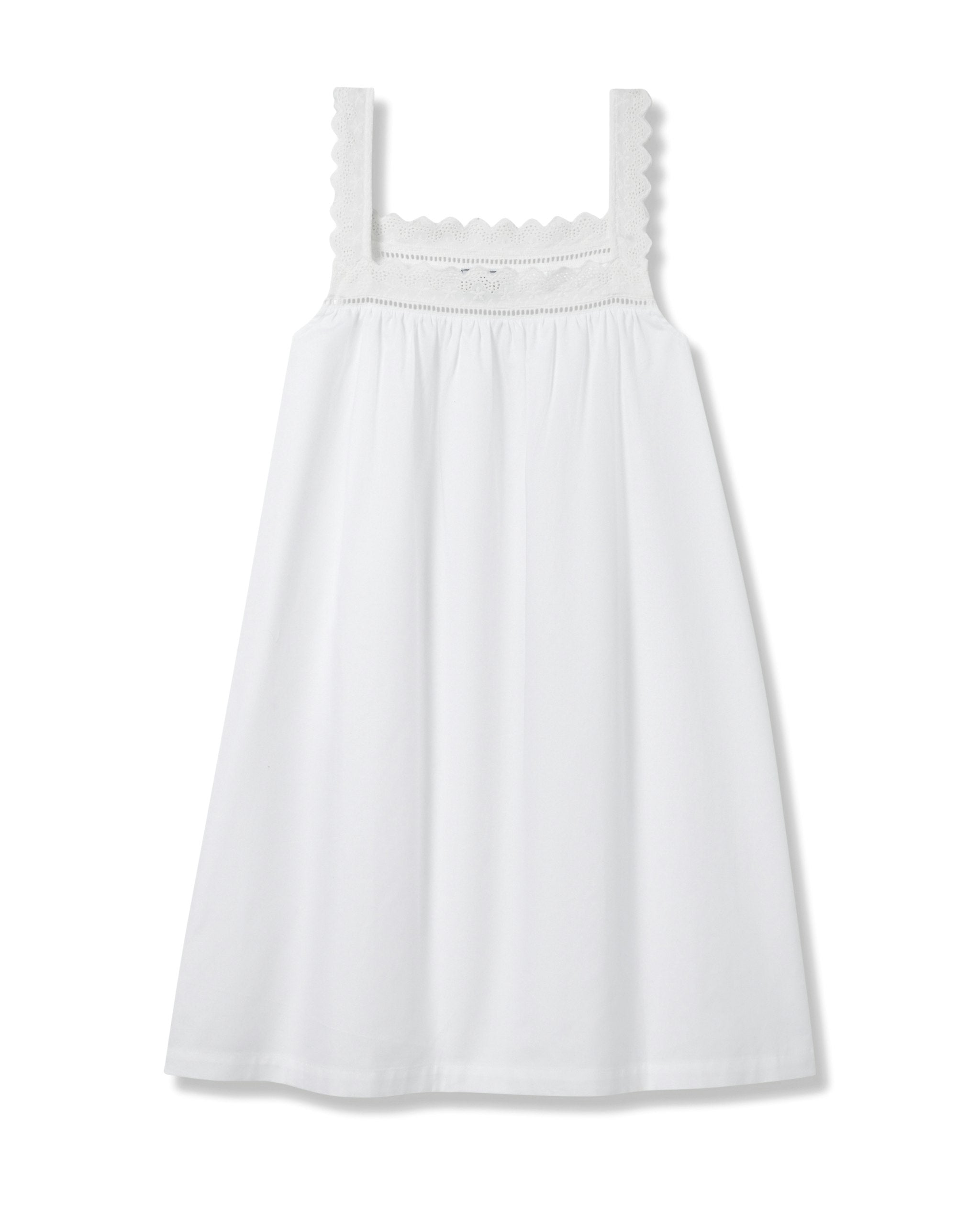 Women's Twill Esme Nightgown in White