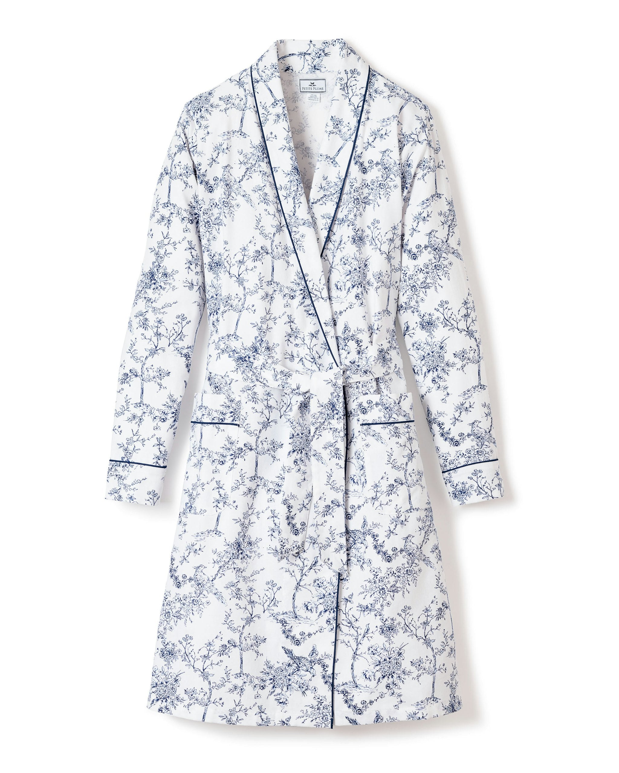 Women's Twill Robe in Timeless Toile
