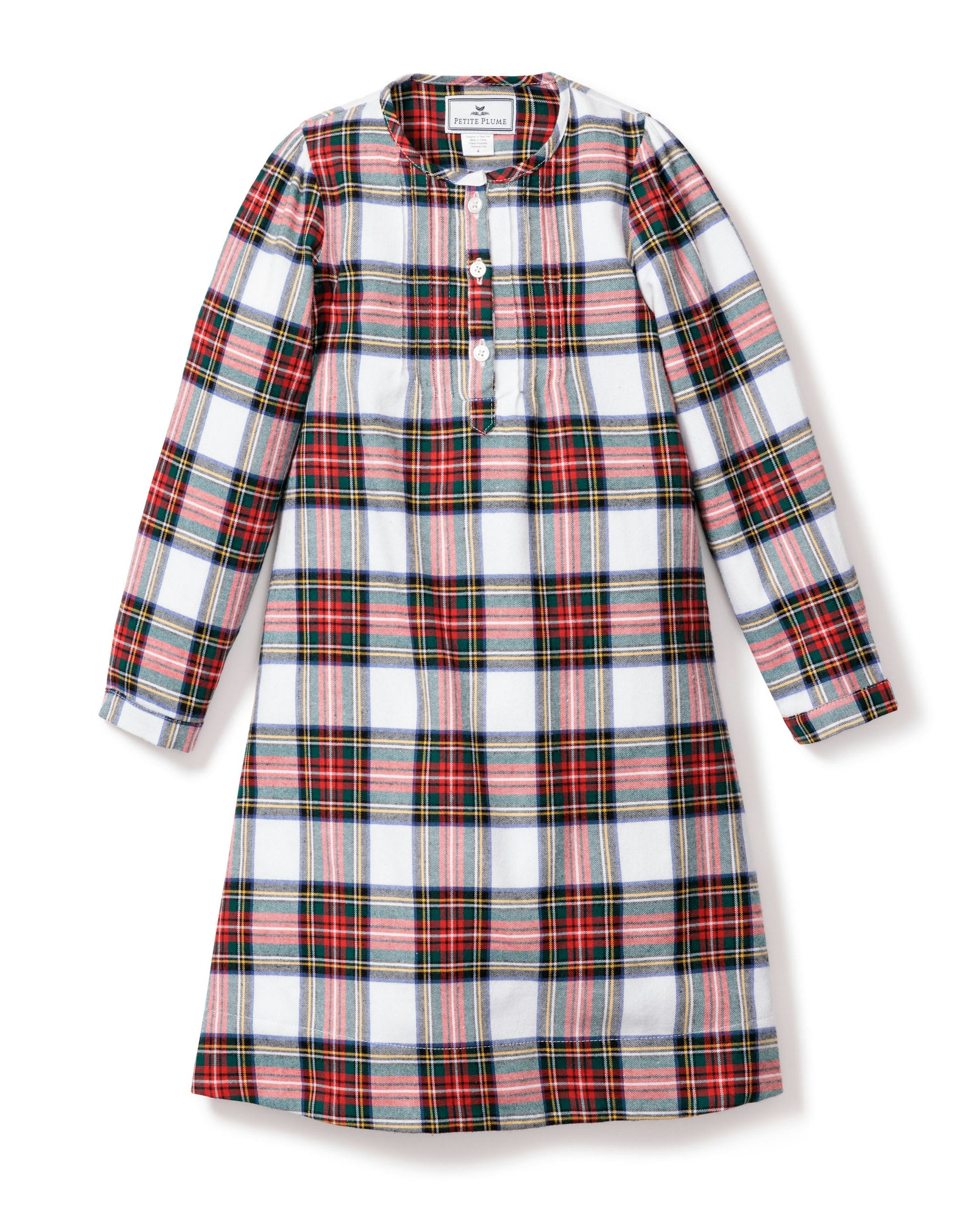 Girl's Beatrice Nightgown in Balmoral Tartan