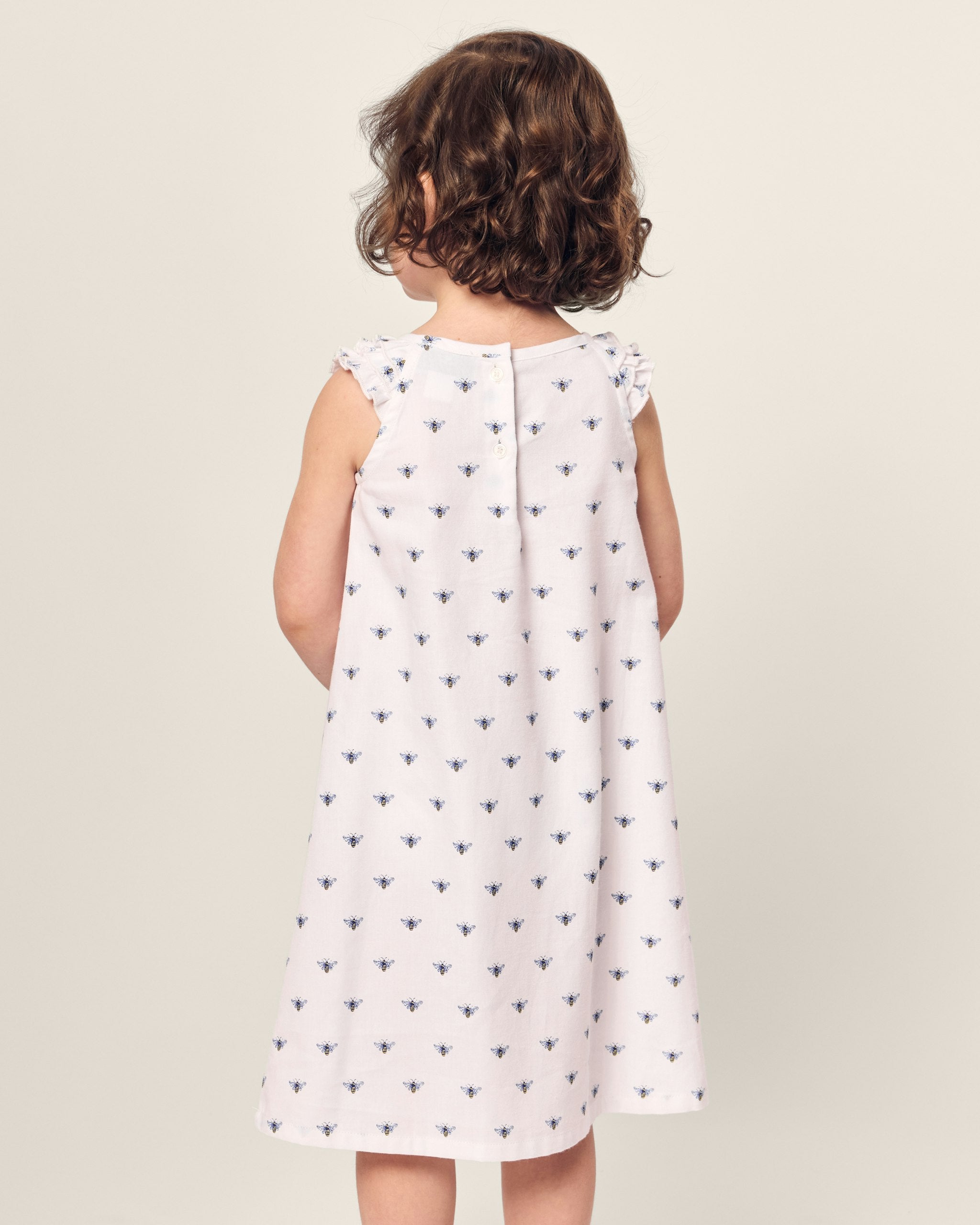 Girl's Twill Amelie Nightgown in Coastal Charms