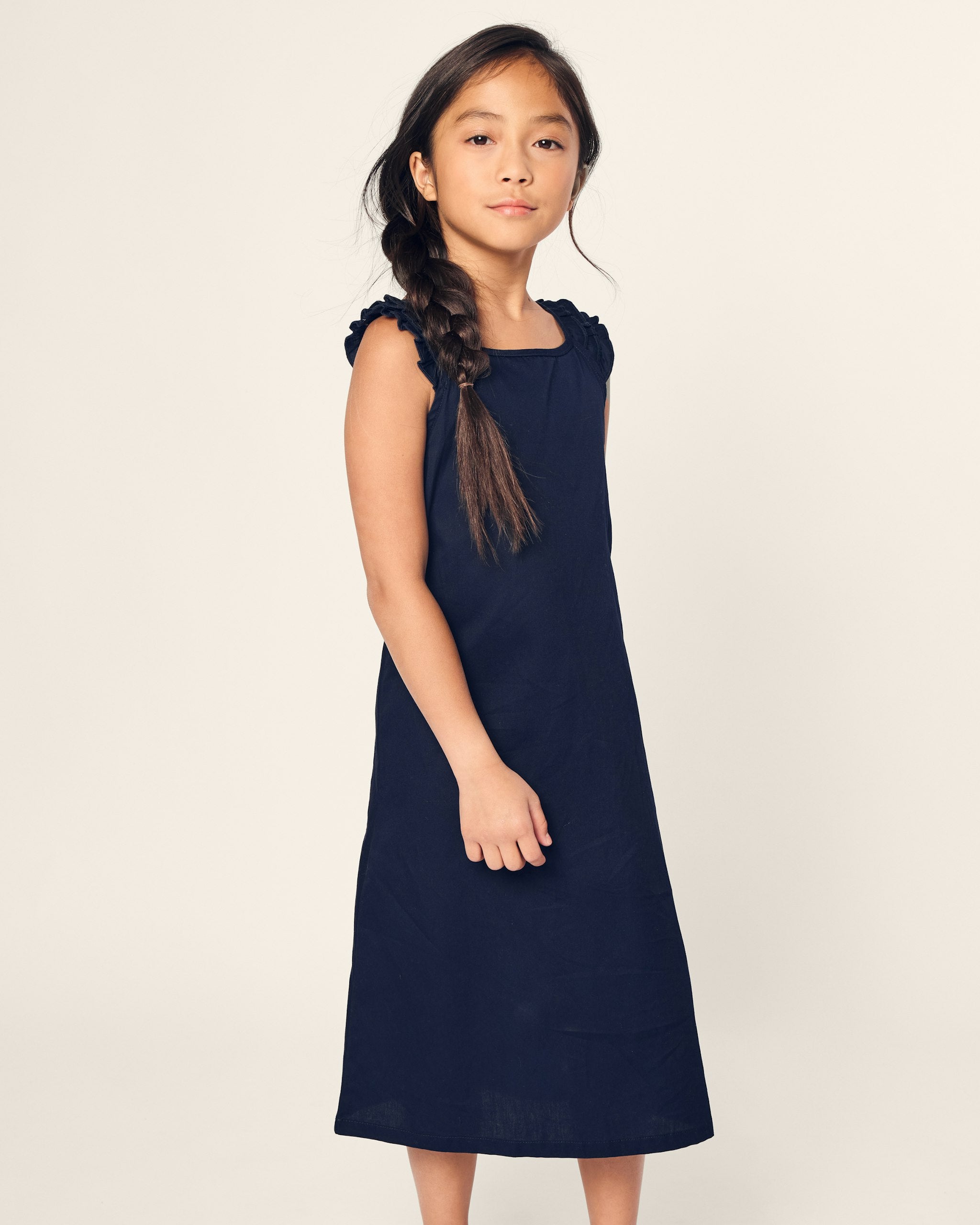 Girl's Twill Amelie Nightgown in Coastal Charms