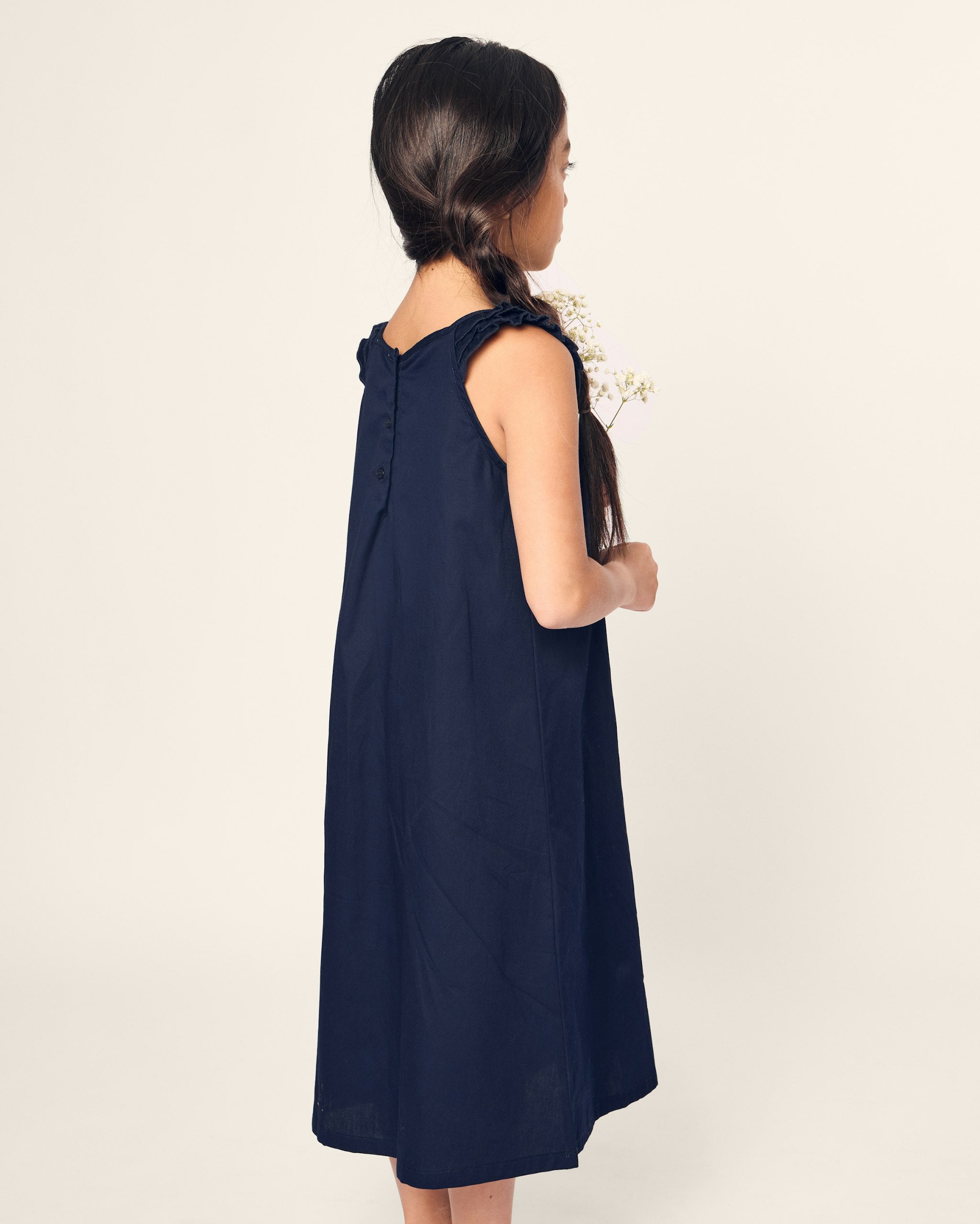 Girl's Twill Amelie Nightgown in Coastal Charms