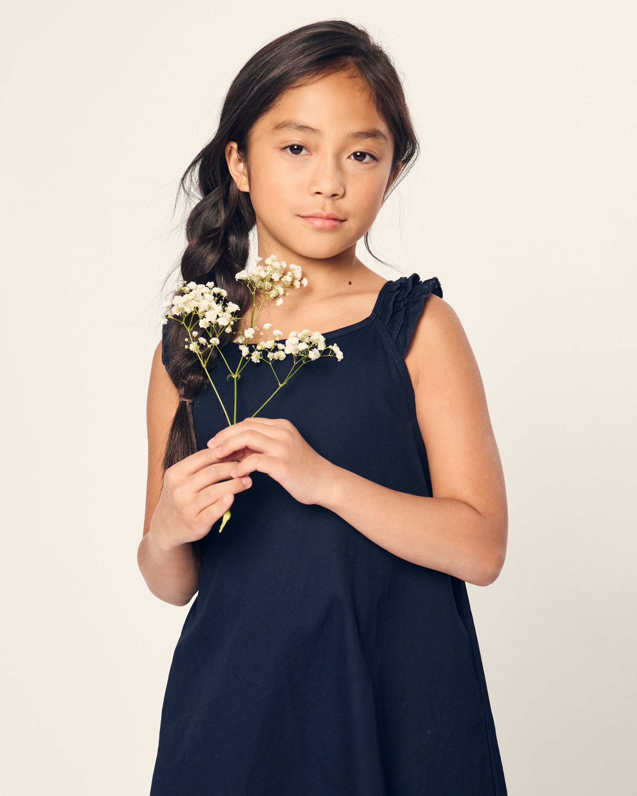 Girl's Twill Amelie Nightgown in Coastal Charms