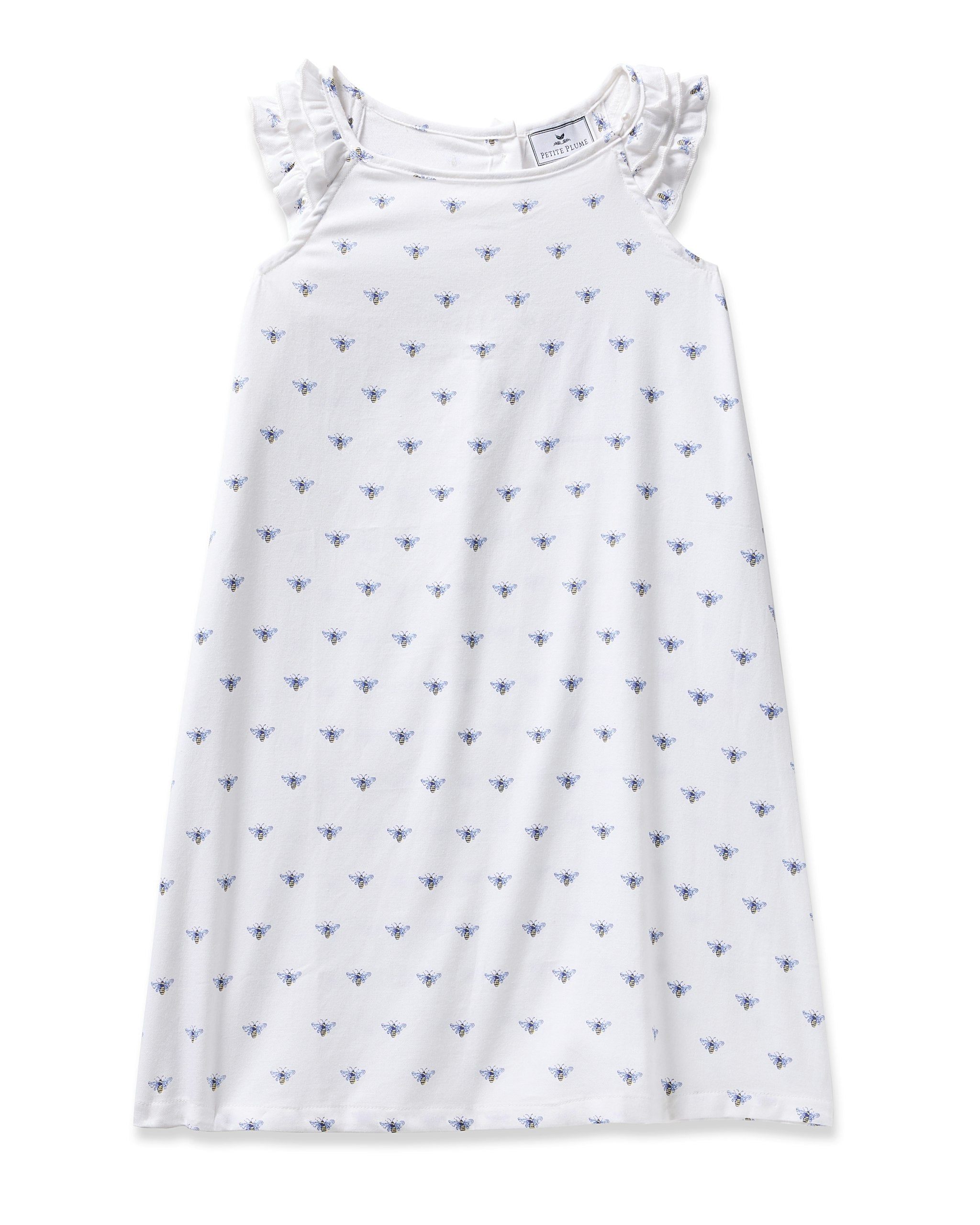 Girl's Twill Amelie Nightgown in Coastal Charms