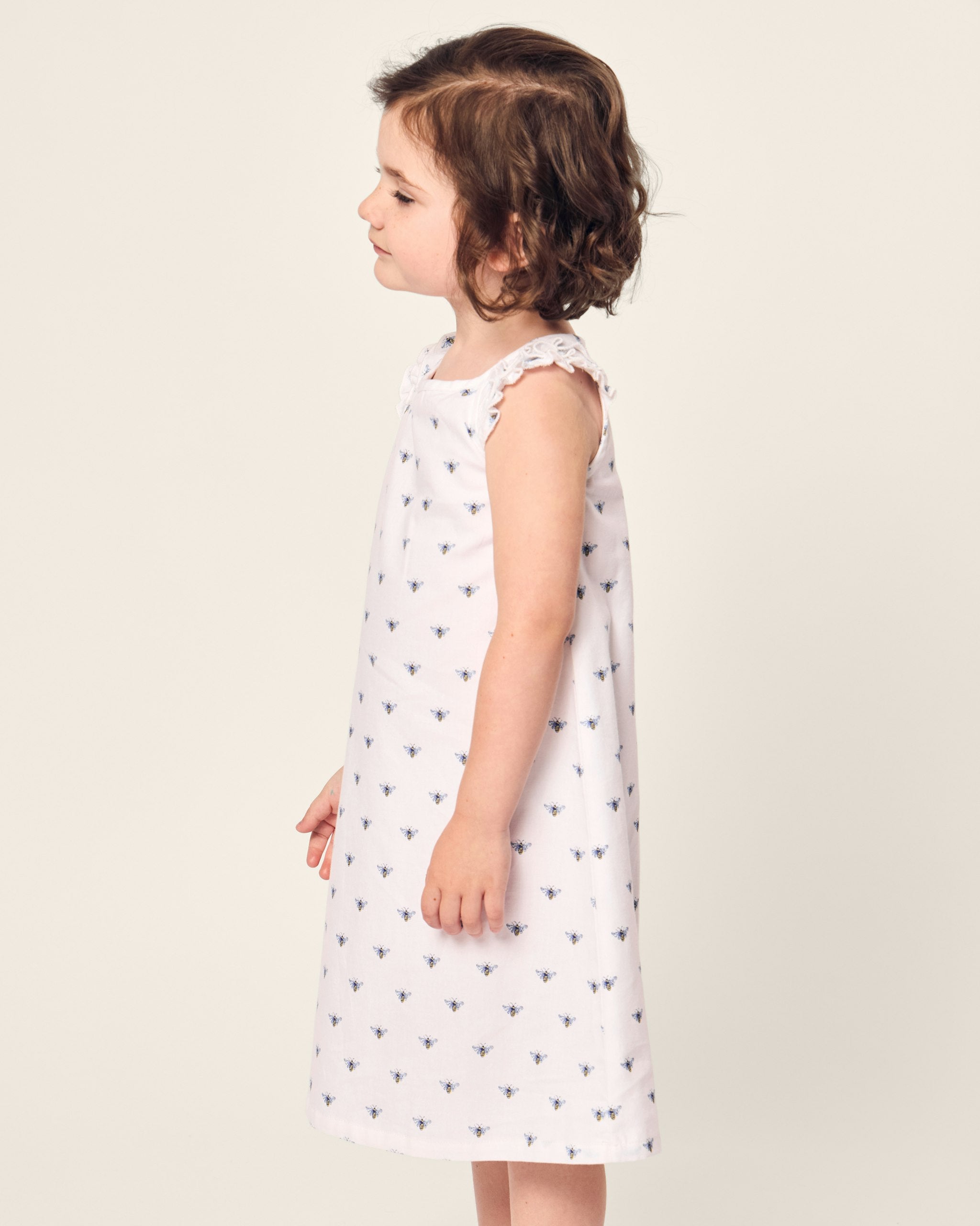 Girl's Twill Amelie Nightgown in Coastal Charms