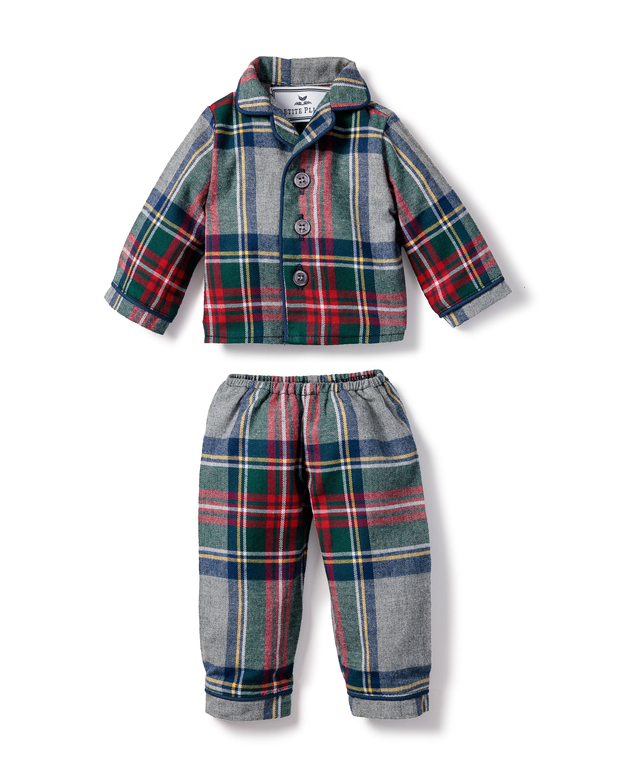Doll Brushed Cotton Pajamas in Westminster Tartan