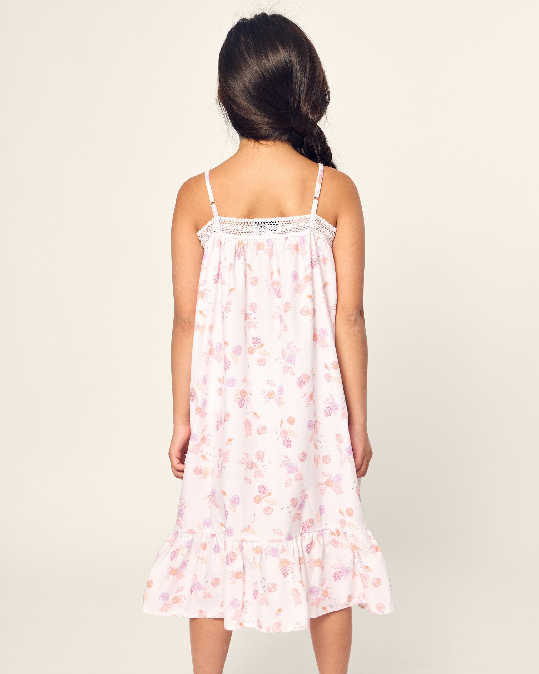 Girl's Twill Lily Nightgown in Petite Petals