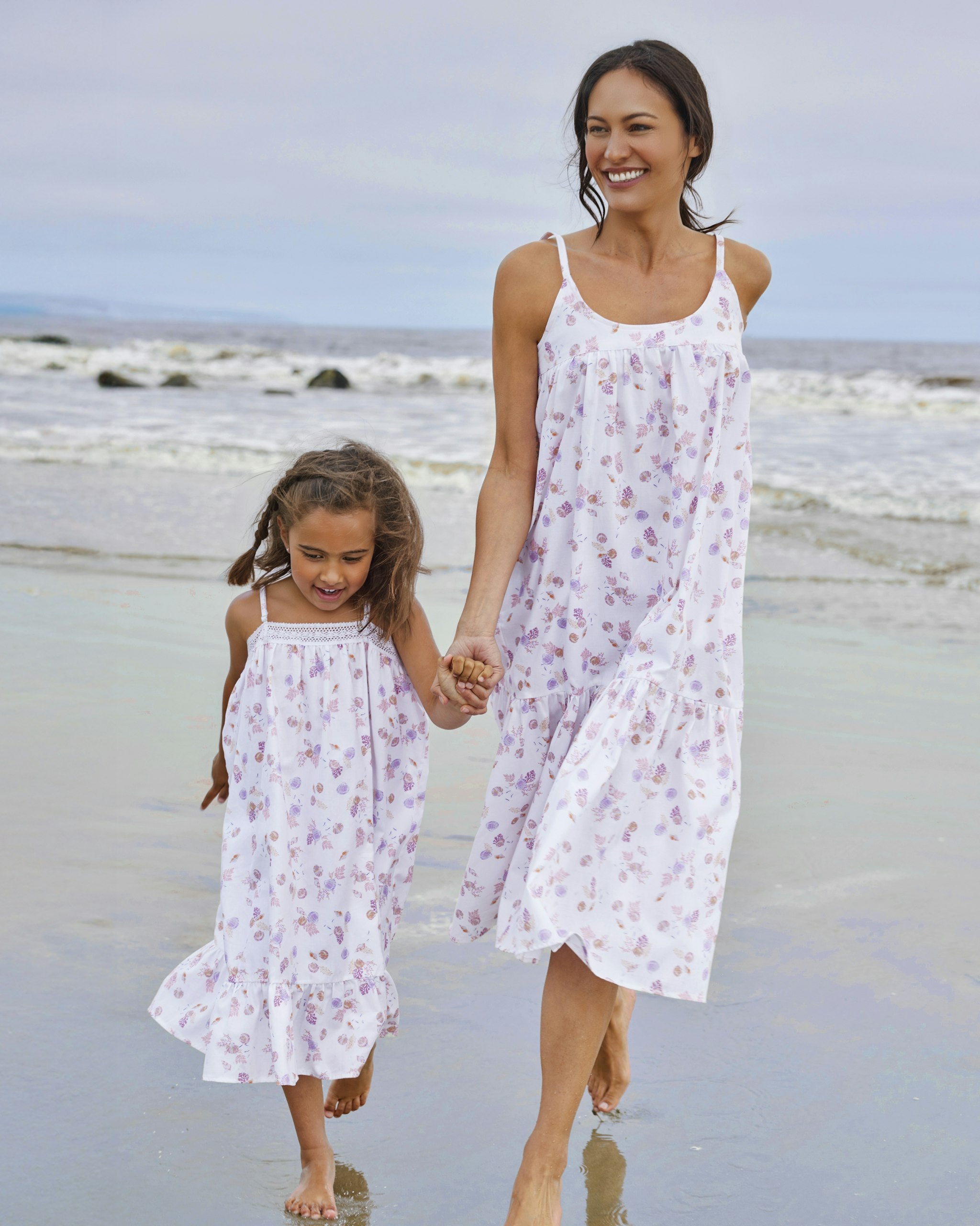 Girl's Twill Lily Nightgown in Petite Petals