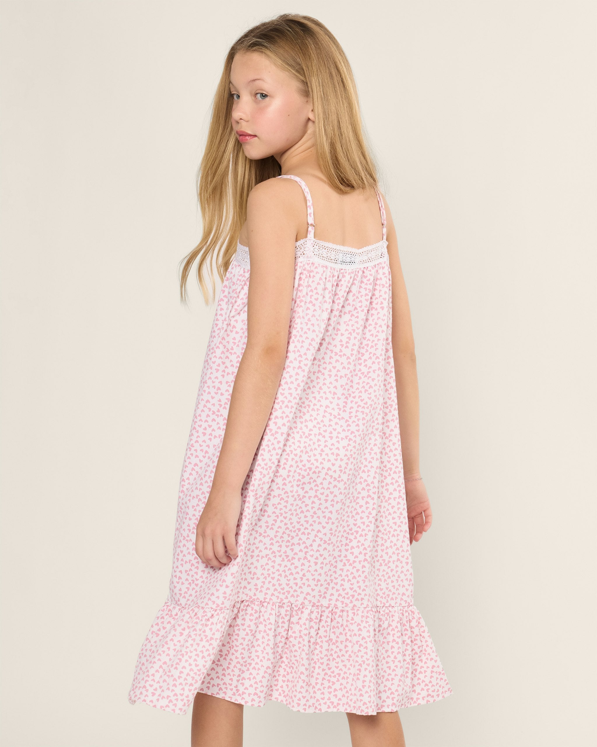 Girl's Twill Lily Nightgown in Petite Petals