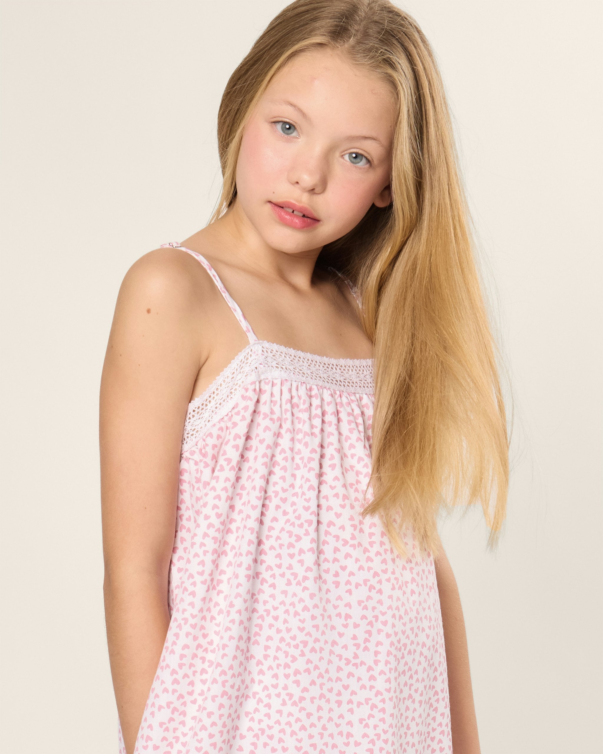 Girl's Twill Lily Nightgown in Petite Petals