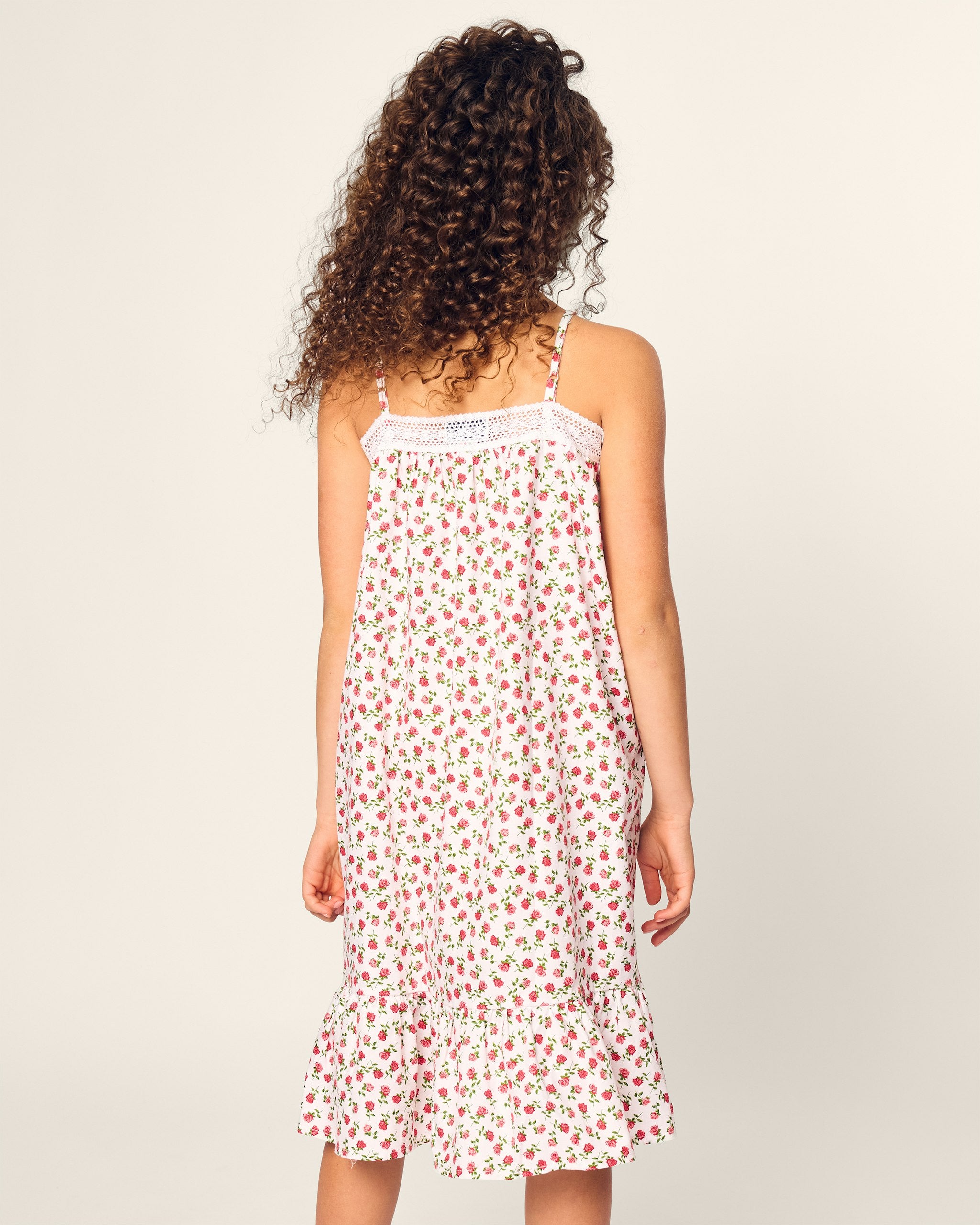 Girl's Twill Lily Nightgown in Petite Petals
