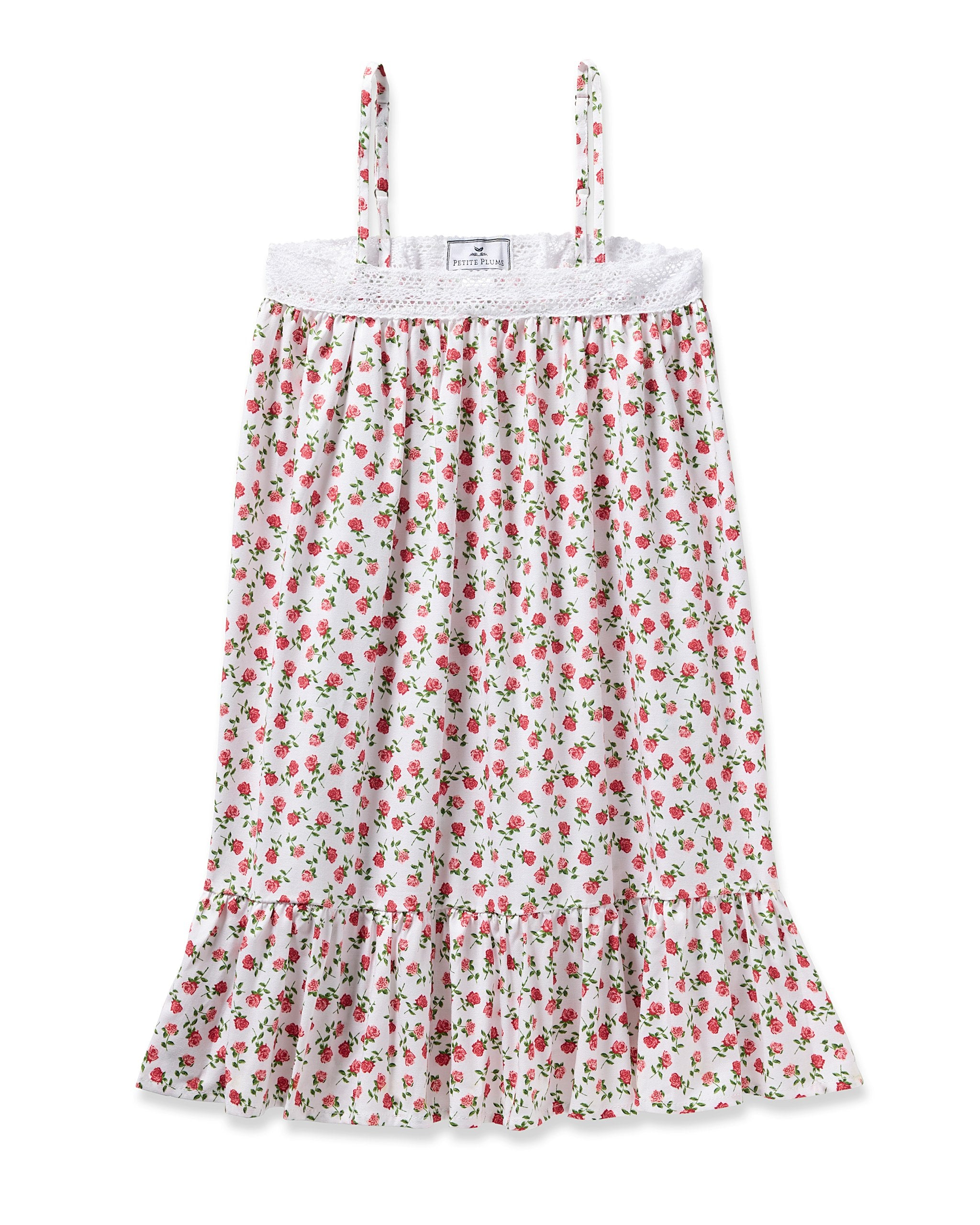 Girl's Twill Lily Nightgown in Sweethearts