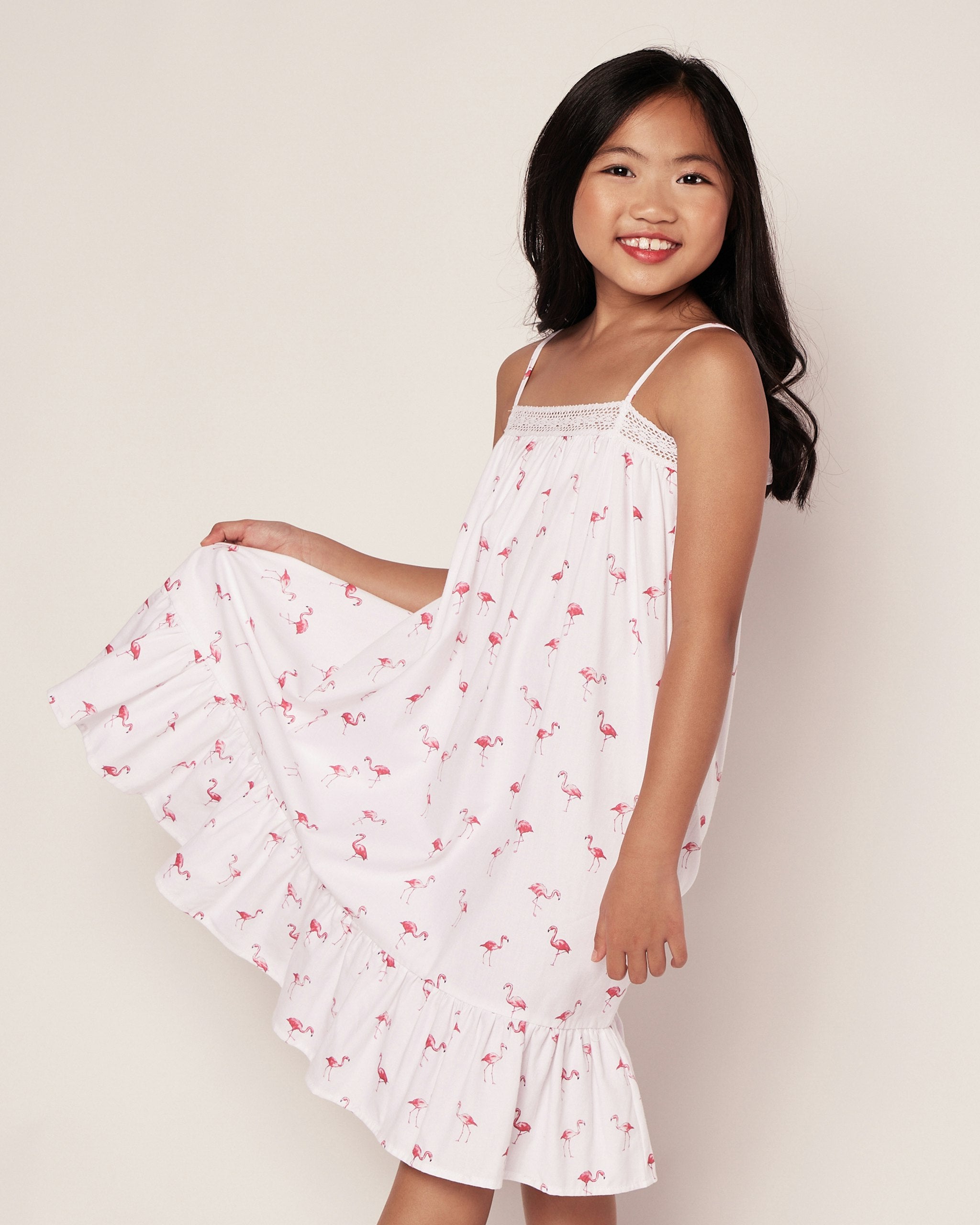 Girl's Twill Lily Nightgown in Sweethearts