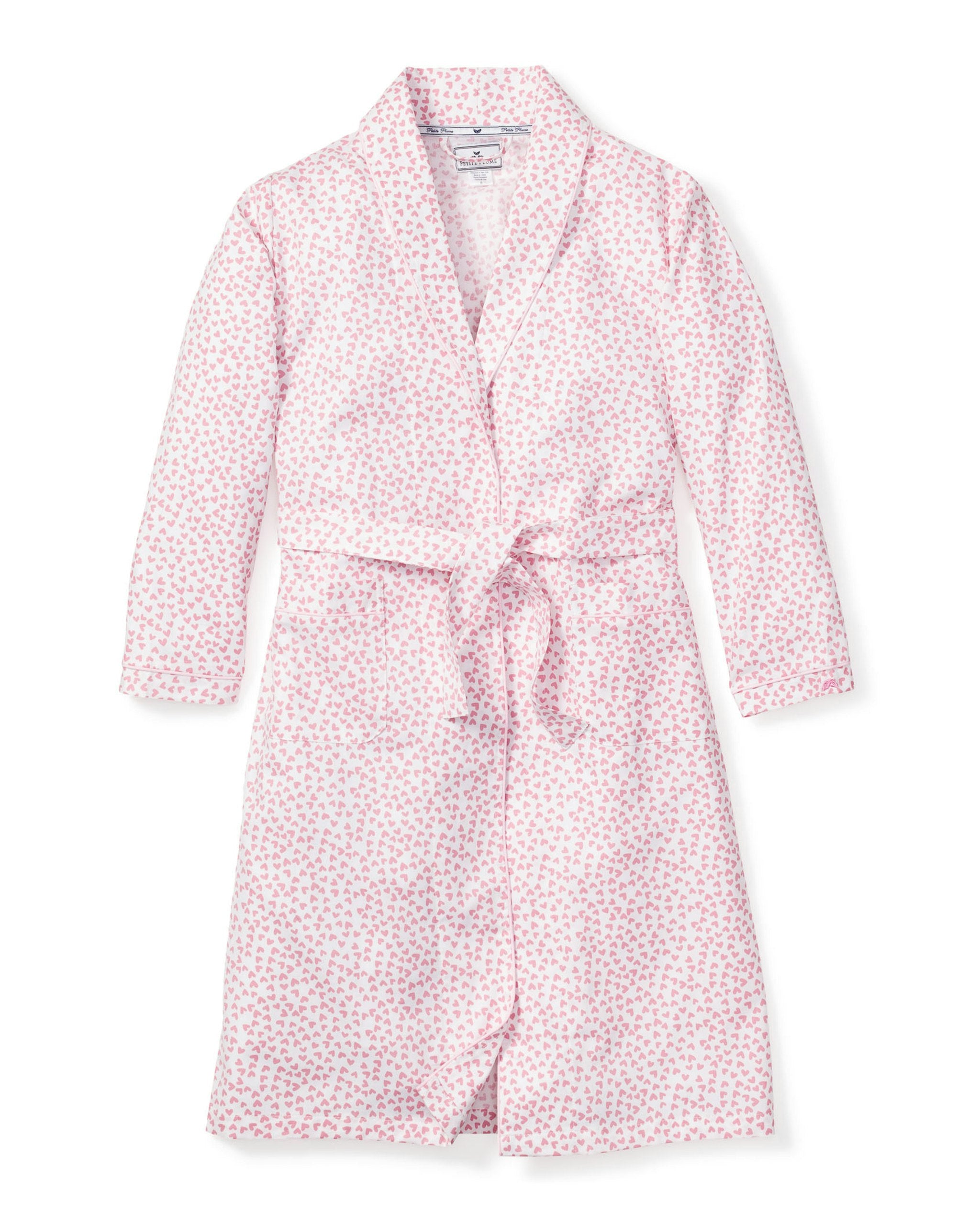 Girl's Twill Robe in Sweethearts
