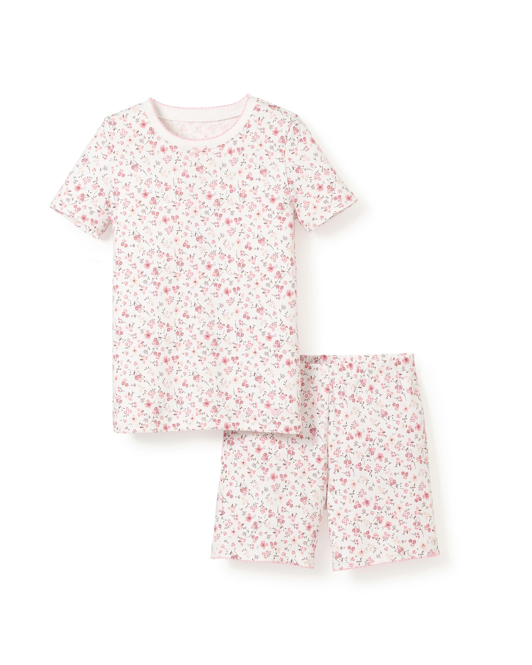 Kid's Pima Snug Fit Short Set in Dorset Floral