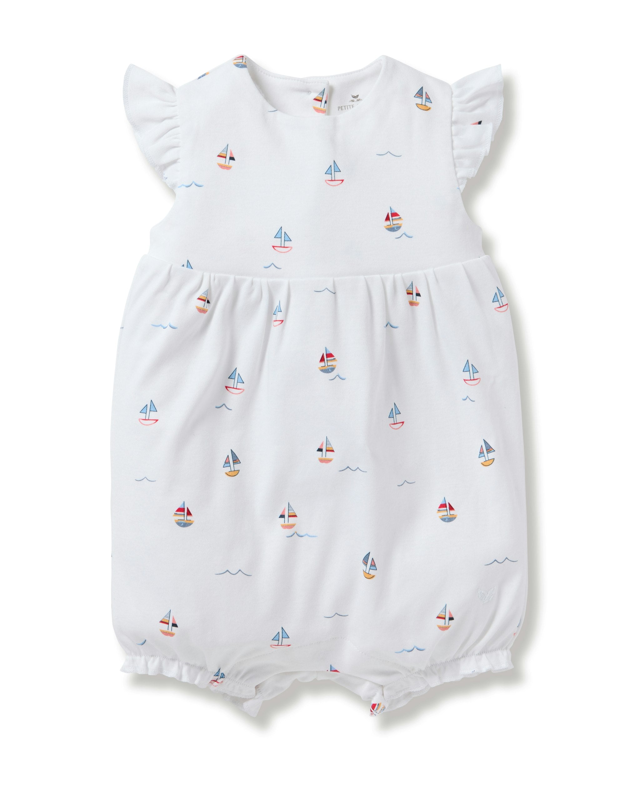 Baby's Pima Isla Play Romper in Blushing Bows