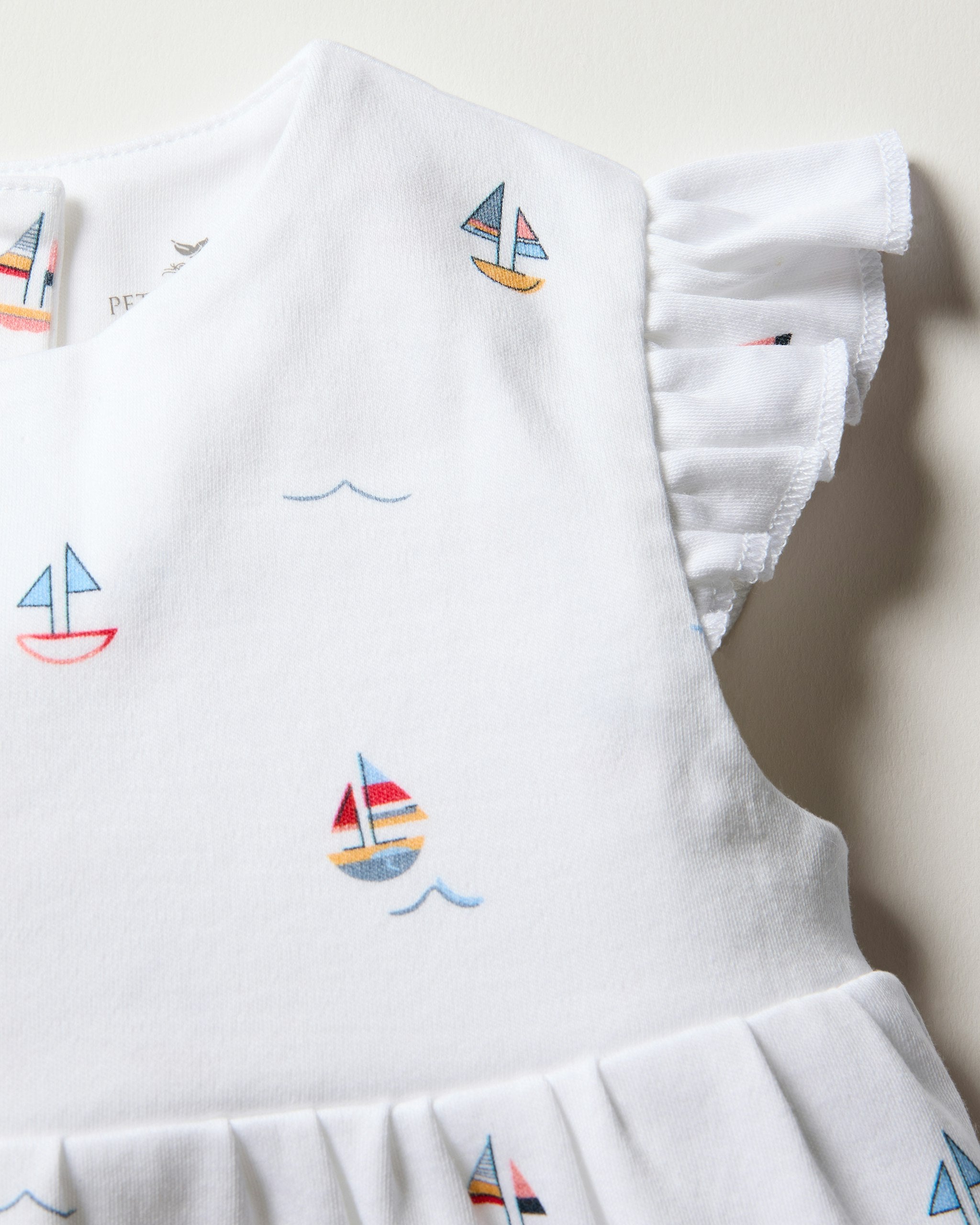 Baby's Pima Isla Play Romper in Blushing Bows