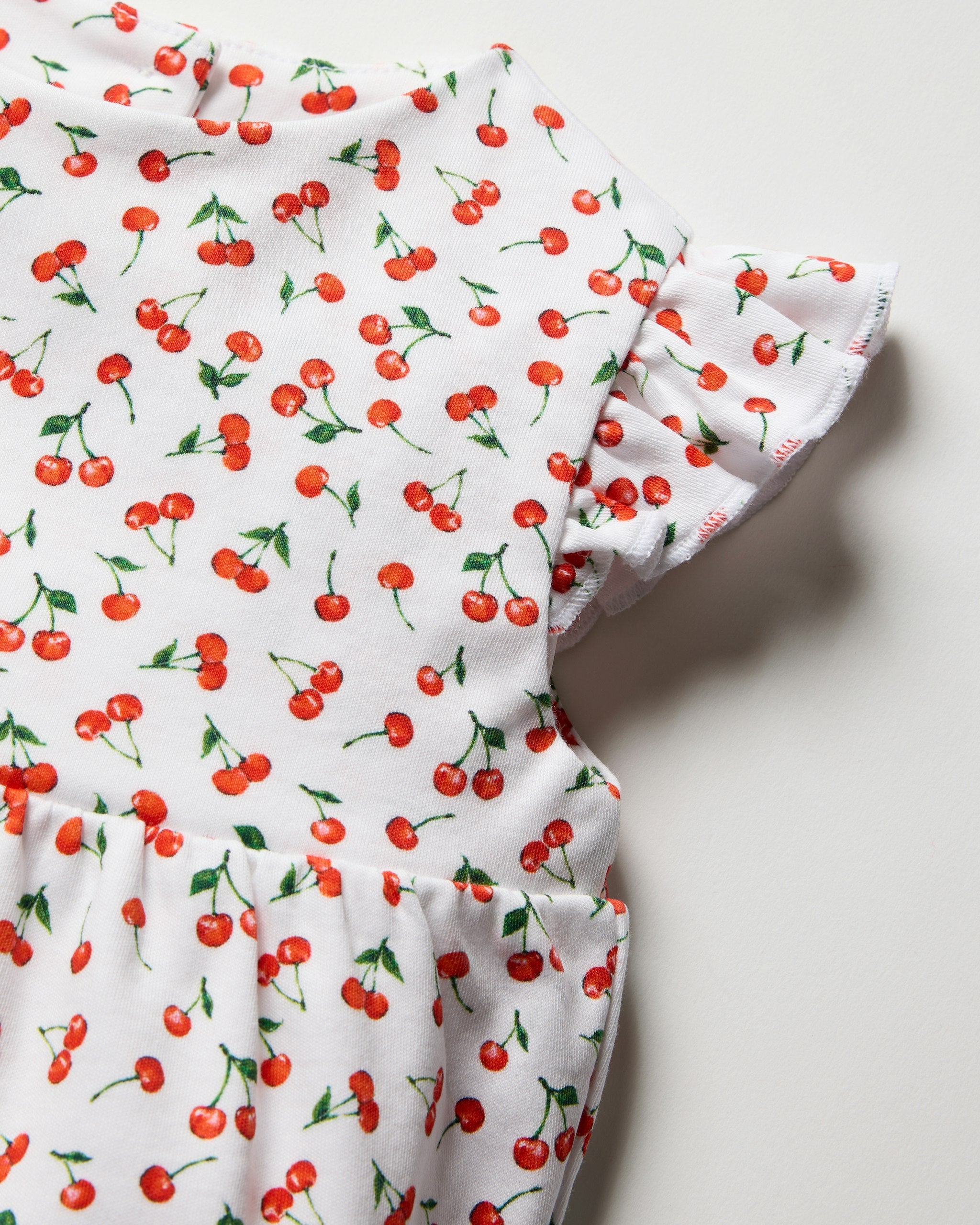 Baby's Pima Isla Play Romper in Blushing Bows