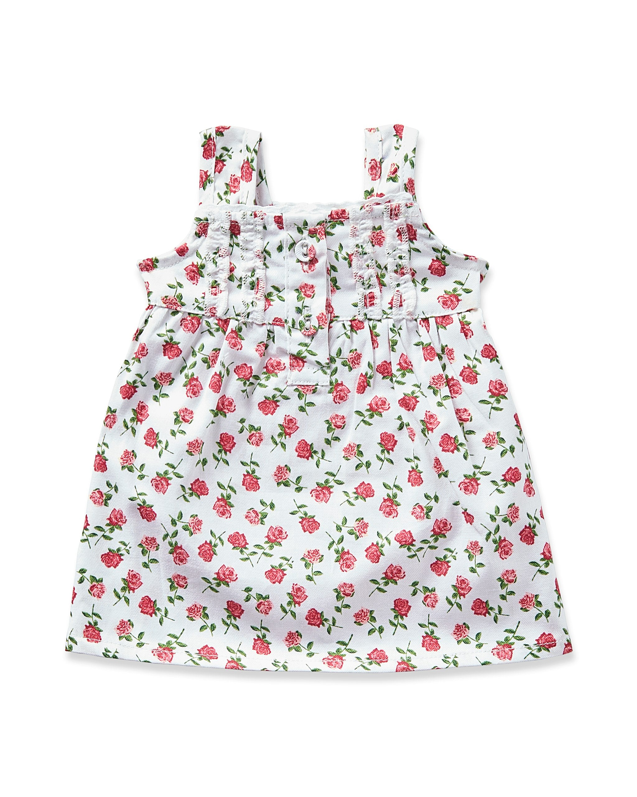 Kid's Twill Doll Nightgown in Seashell Splendor