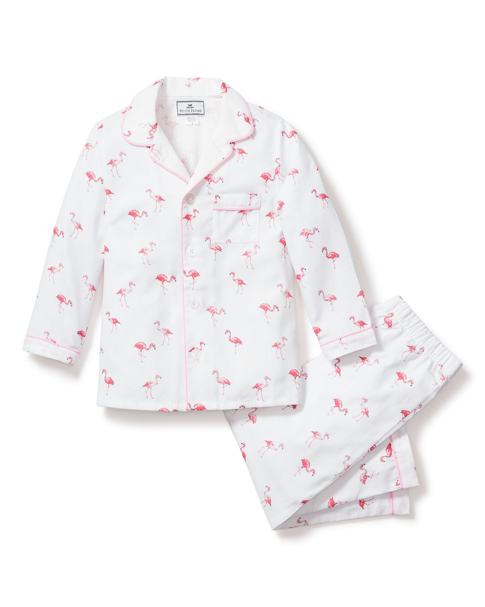 Kid's Twill Pajama Set in Coastal Charms