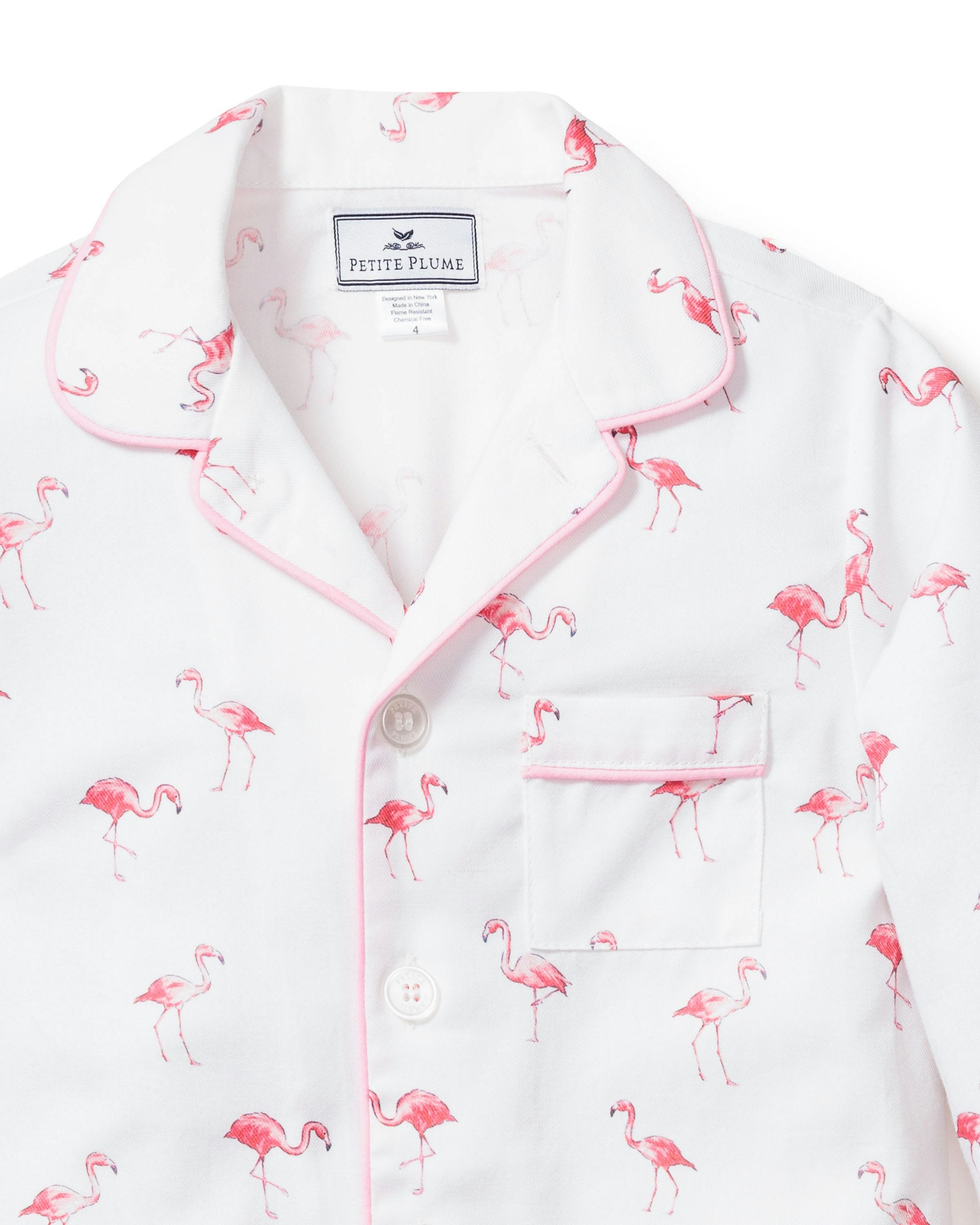 Kid's Twill Pajama Set in Coastal Charms