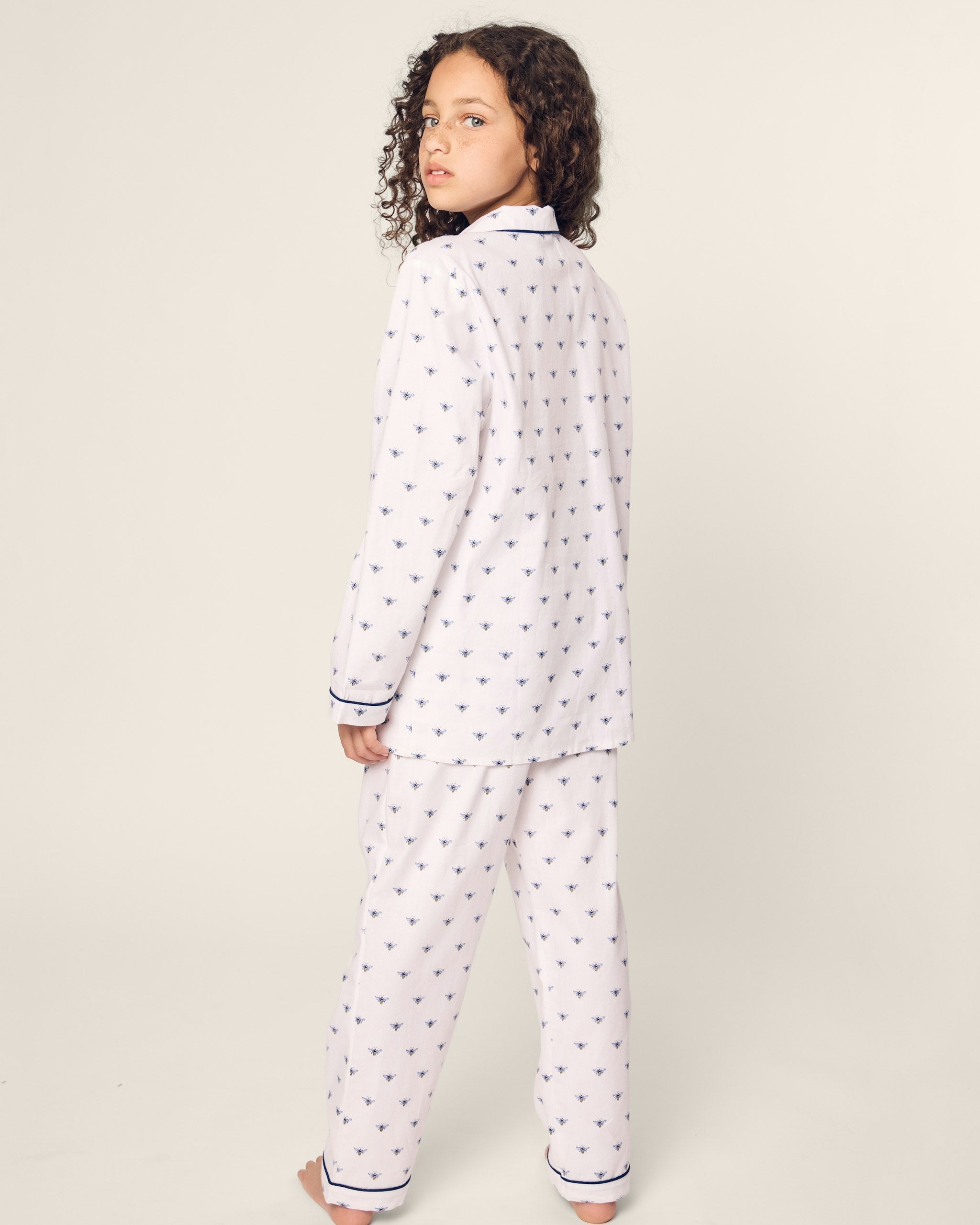 Kid's Twill Pajama Set in Coastal Charms