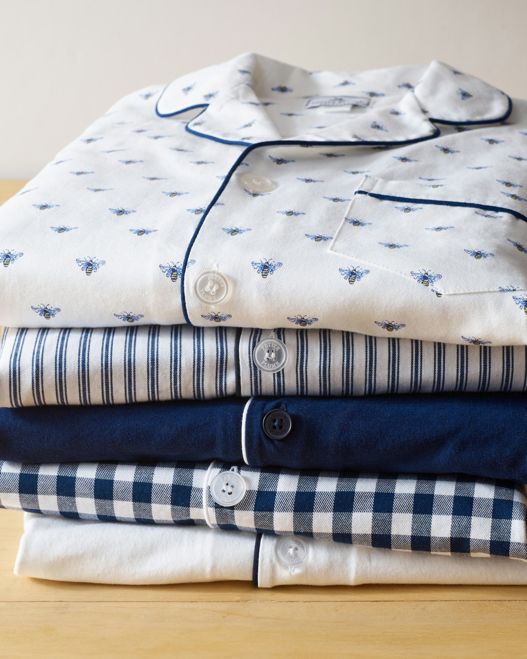 Kid's Twill Pajama Set in Coastal Charms
