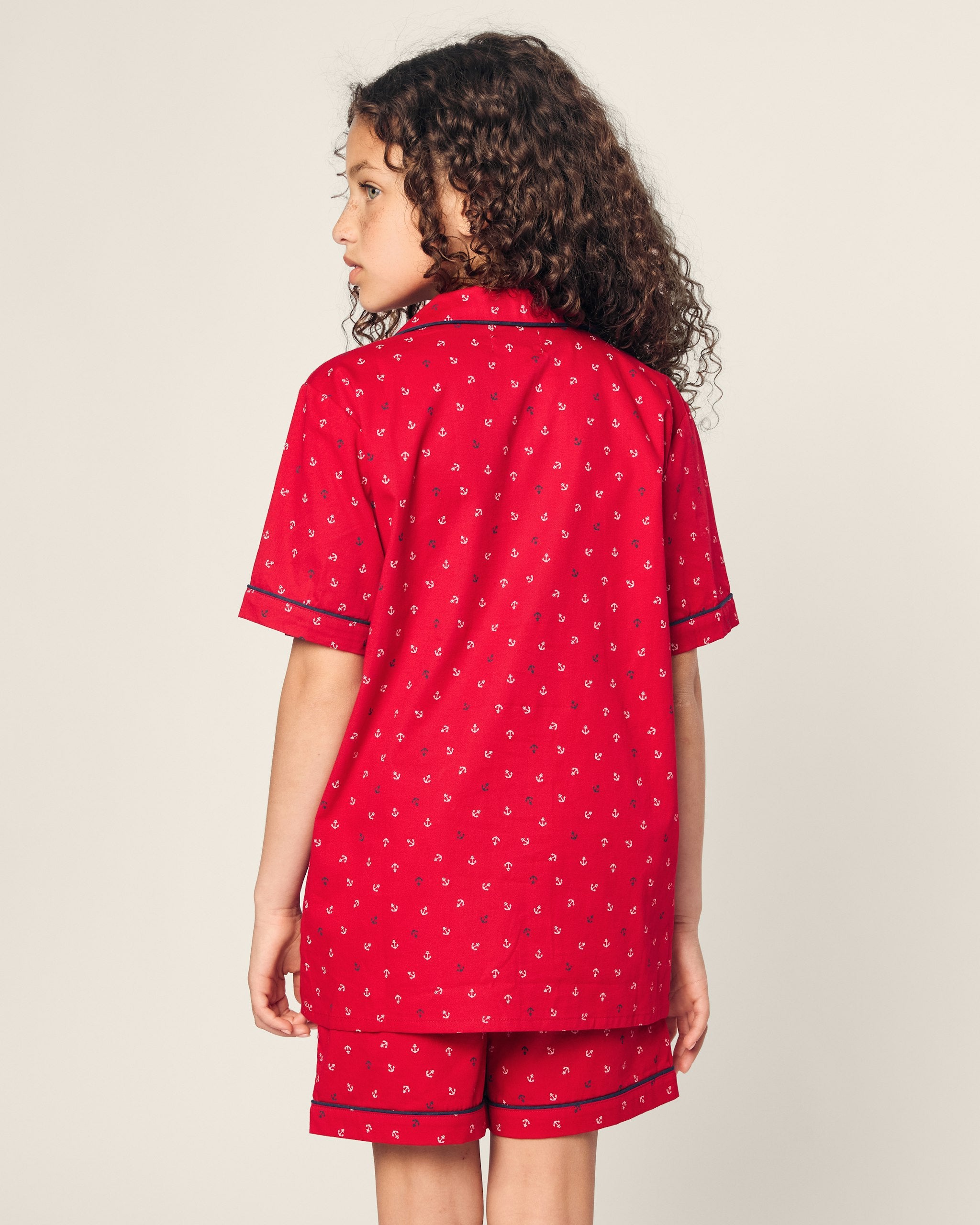 Kid's Twill Short Set in Buzzing Bees