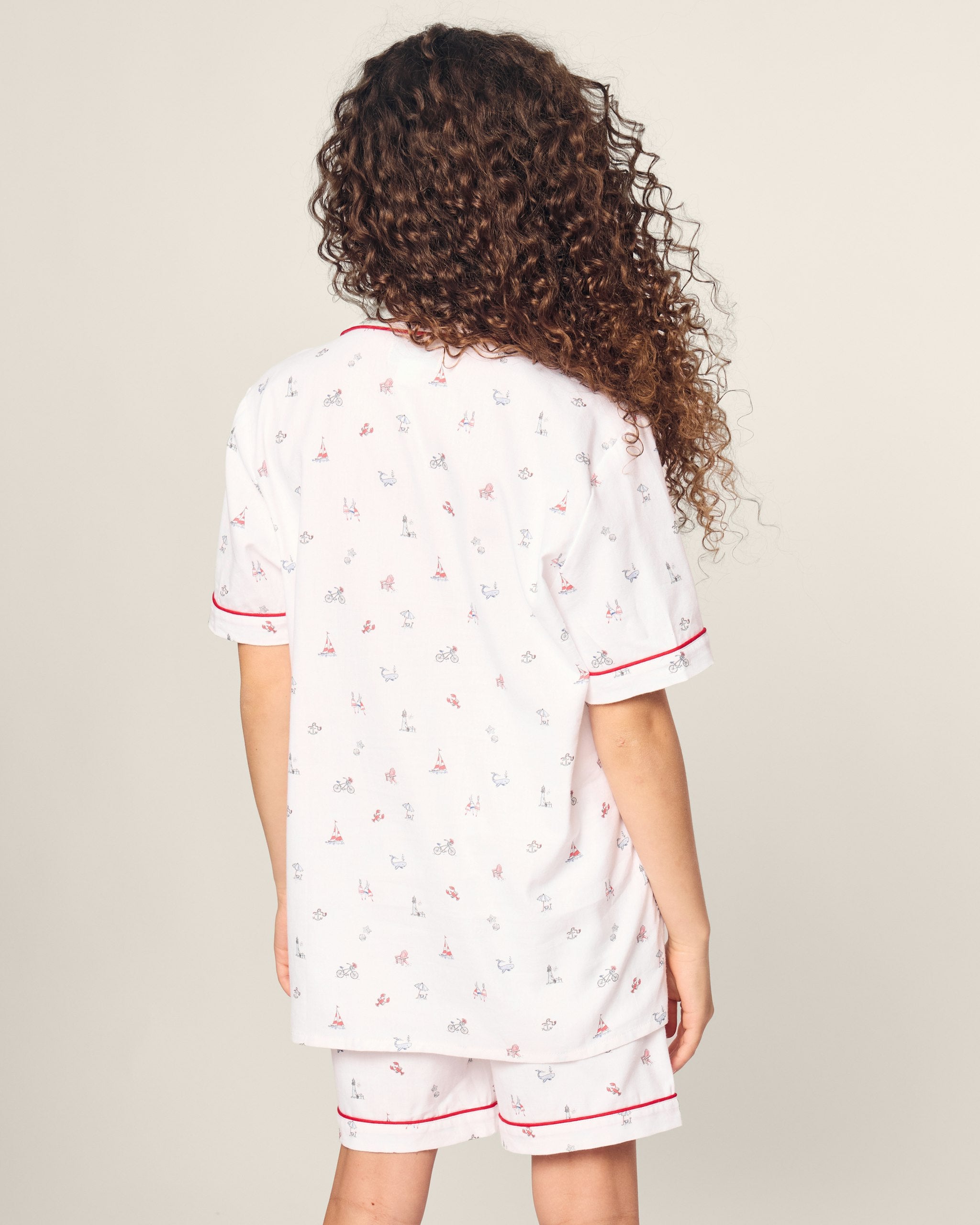 Kid's Twill Short Set in Buzzing Bees