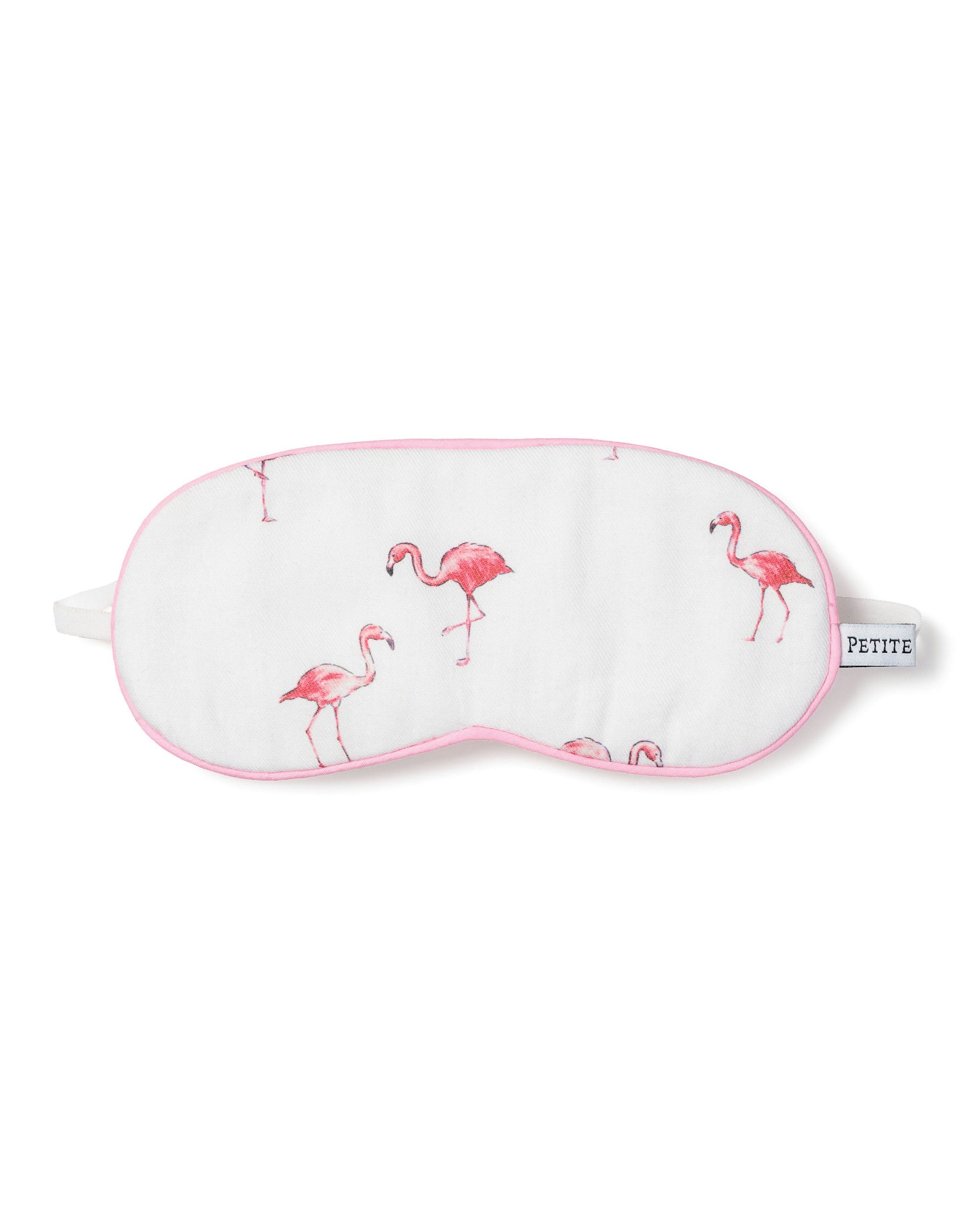 Kid's Twill Sleep Mask in Flamingos