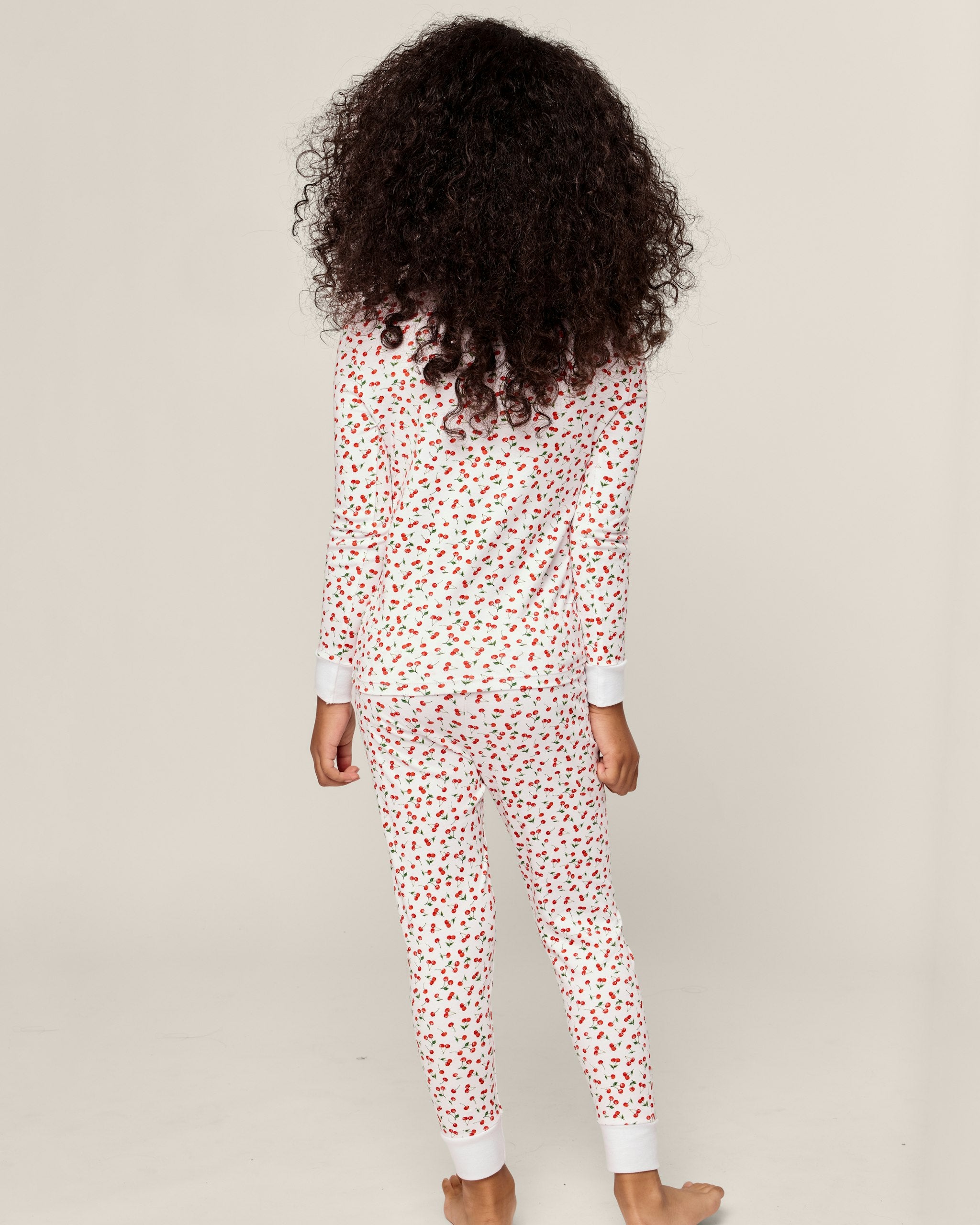 Kids Pima Snug Fit Pajama Set in Flamingos