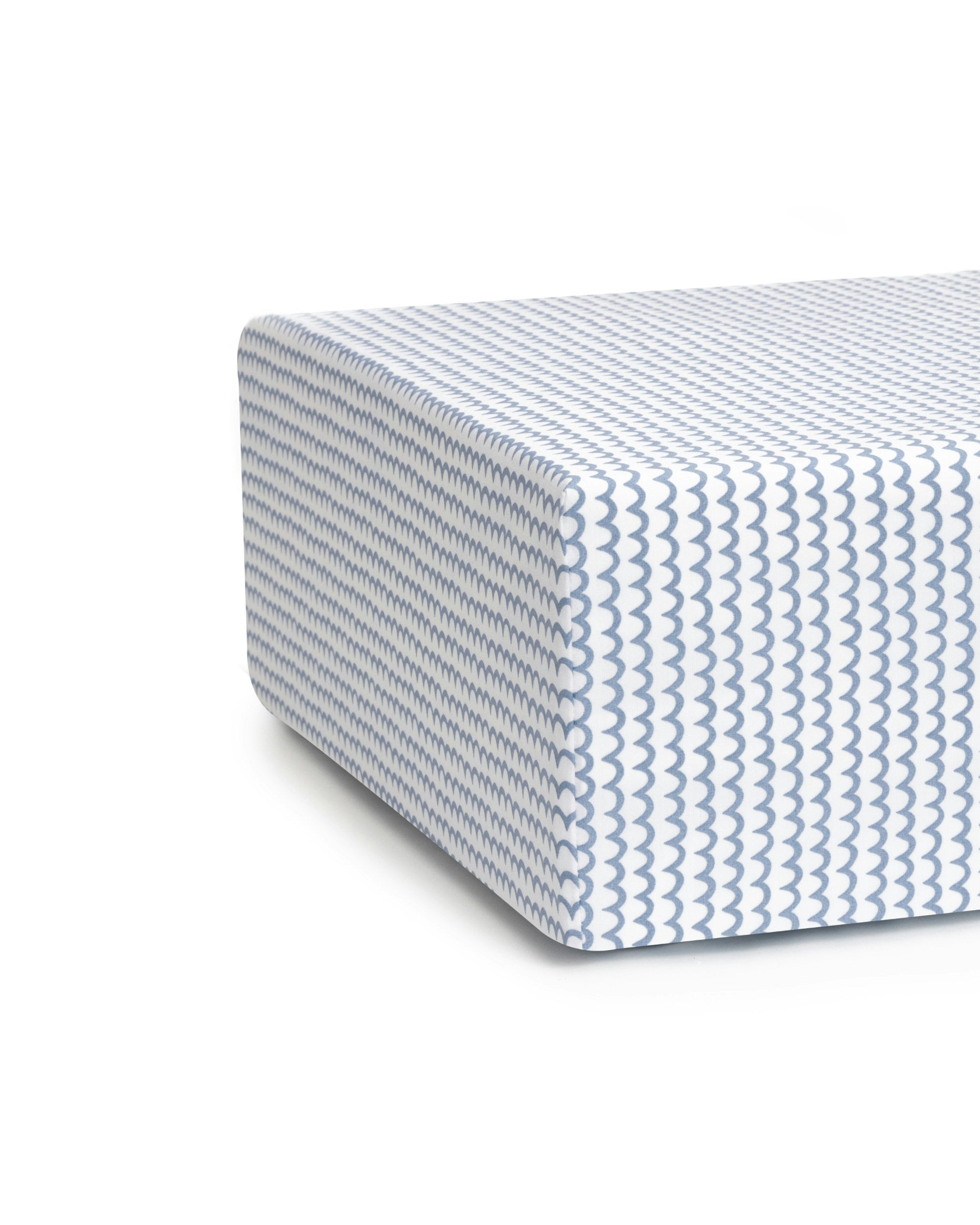 Luxe Premium Cotton Crib Sheet in La Mer
