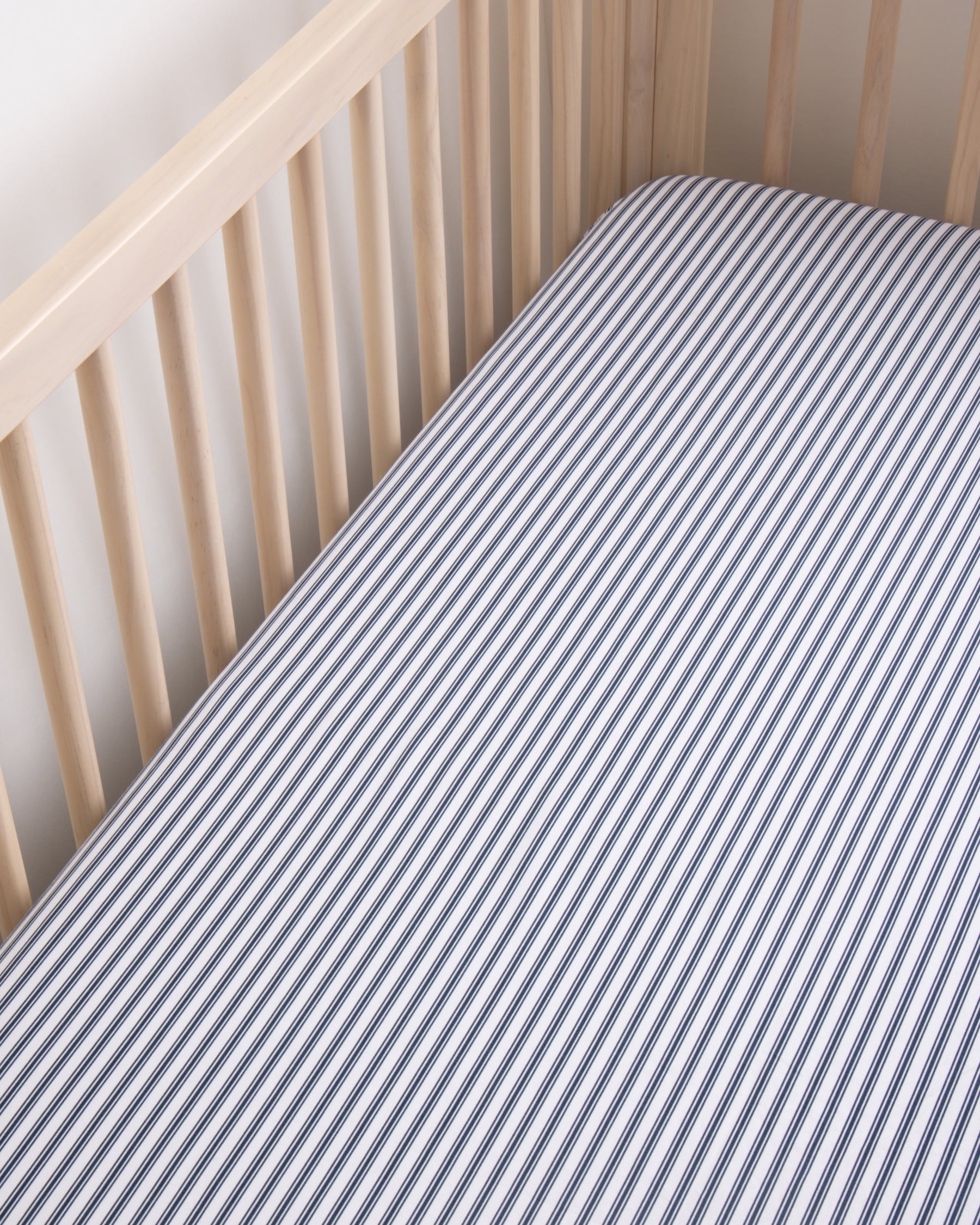 Luxe Premium Cotton Crib Sheet in La Mer