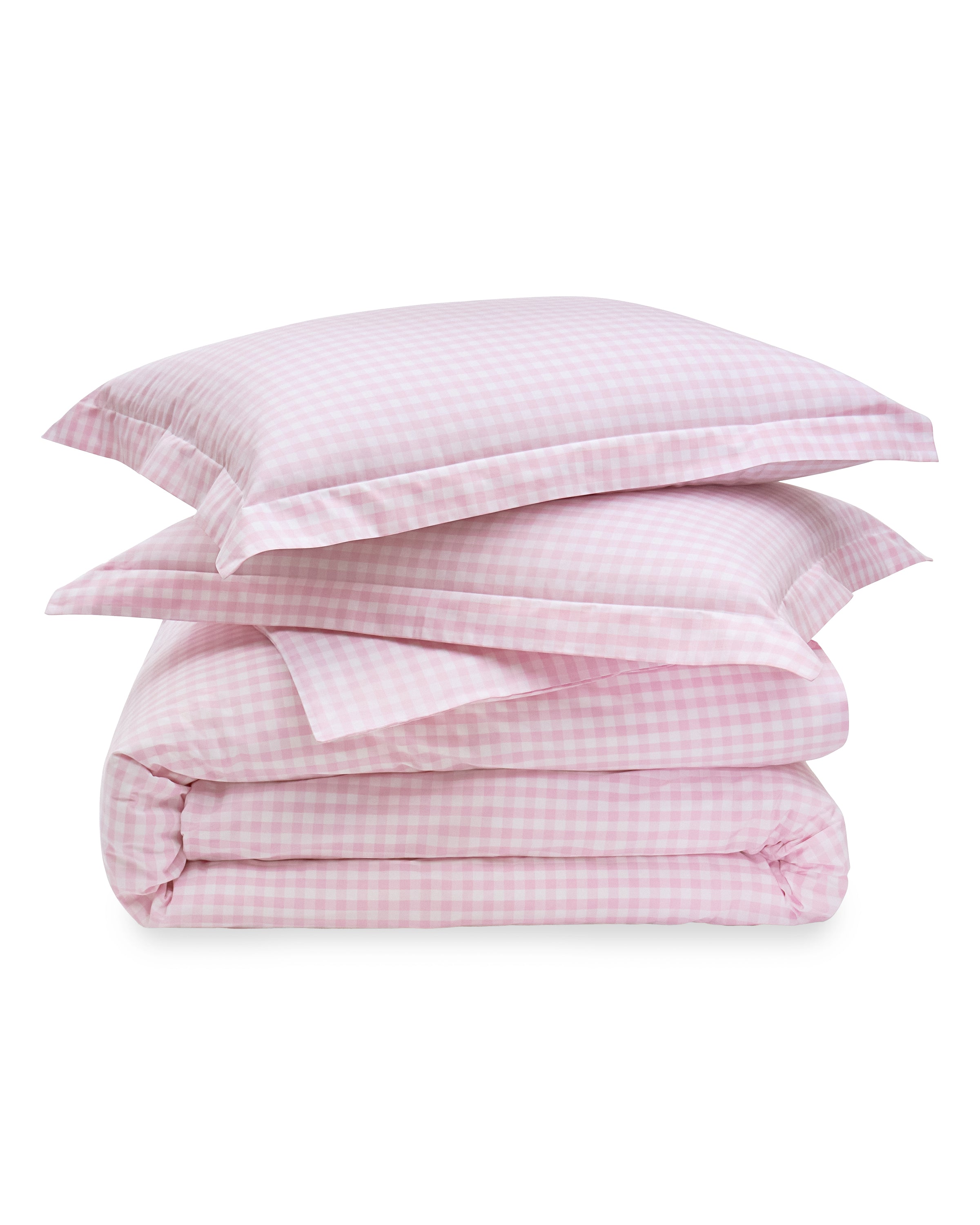 Pink Gingham / King Duvet