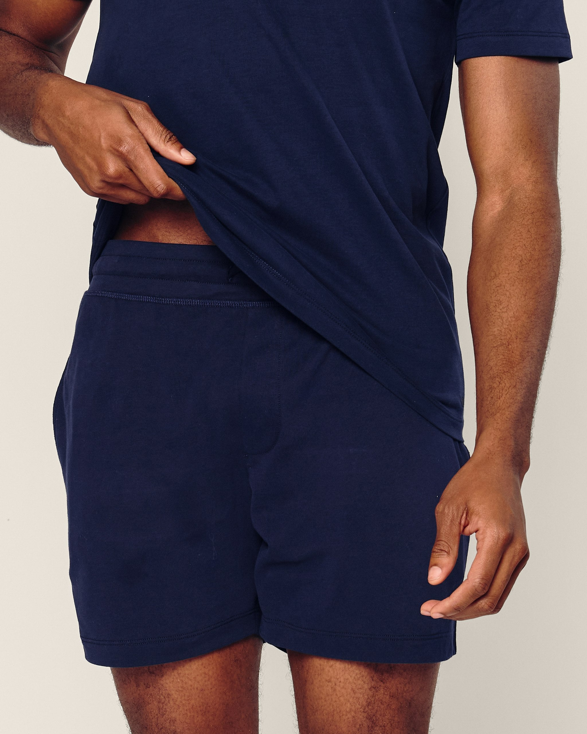 Men's 5" Pima Short in Dark Heather Grey