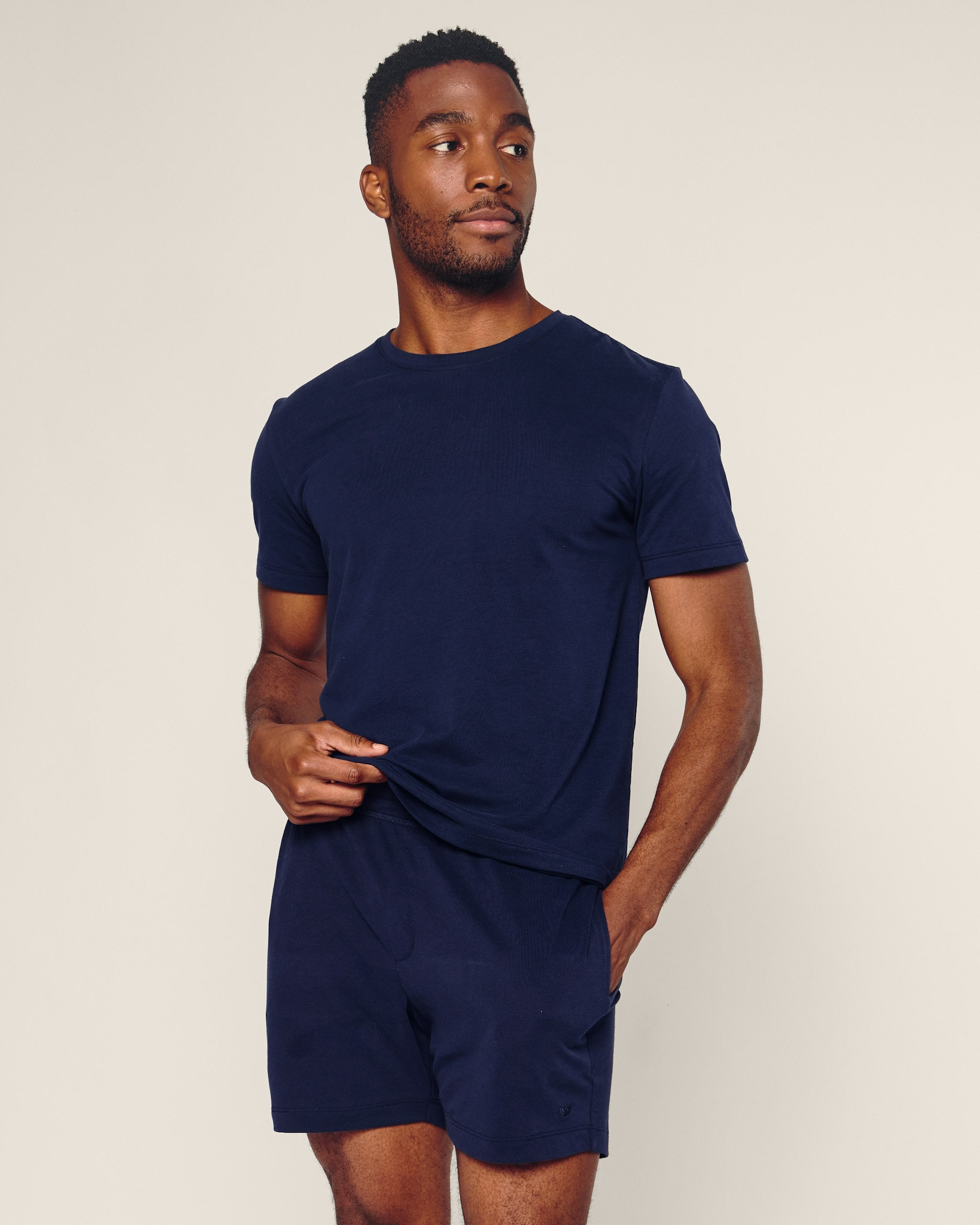 Men's 5" Pima Short in Dark Heather Grey