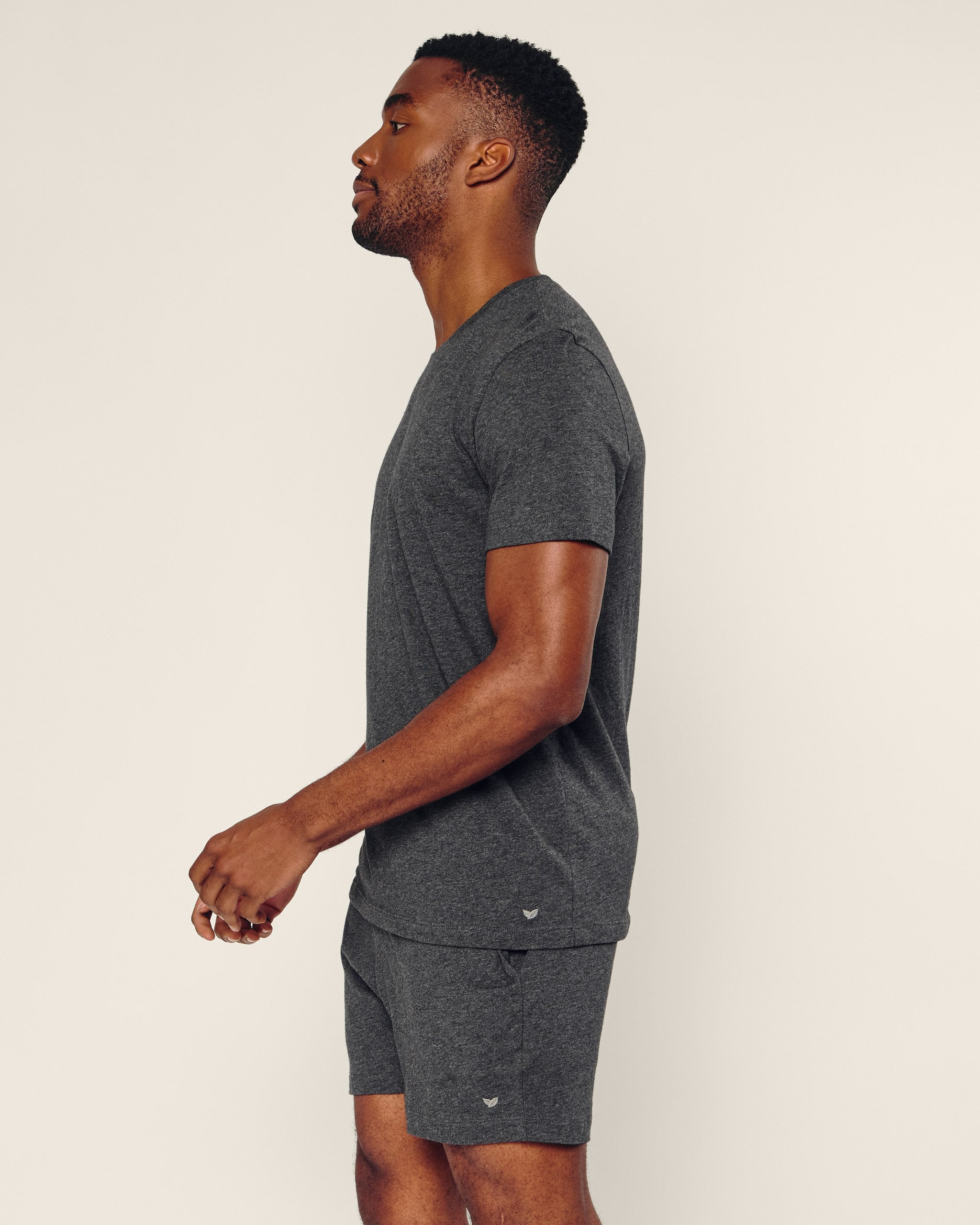 Men's Pima Essential Crew Neck Tee in White