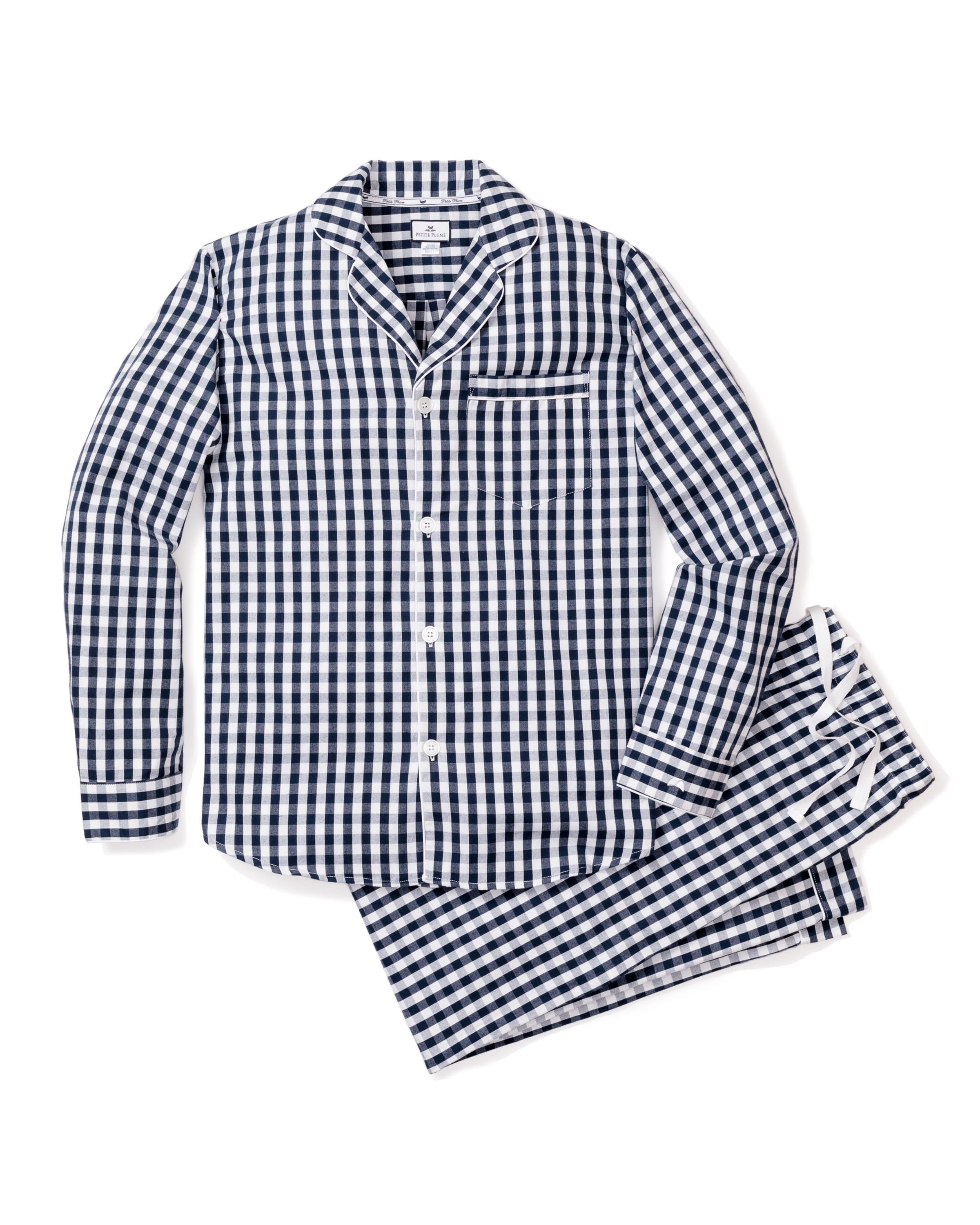 Navy Gingham / XS