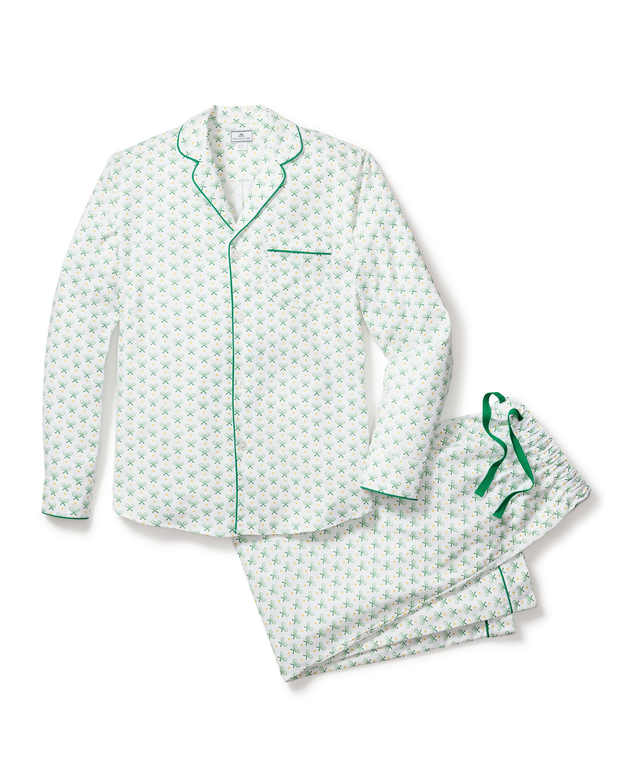 Men's Twill Pajama Set in Match Point