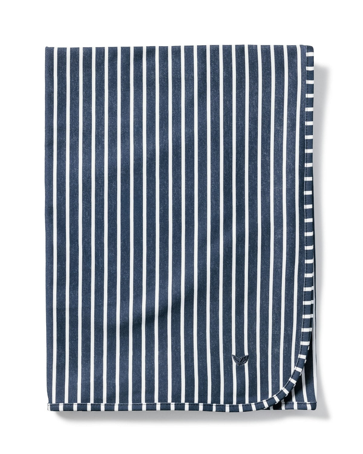 Pima Baby Blanket in Grey Stripes