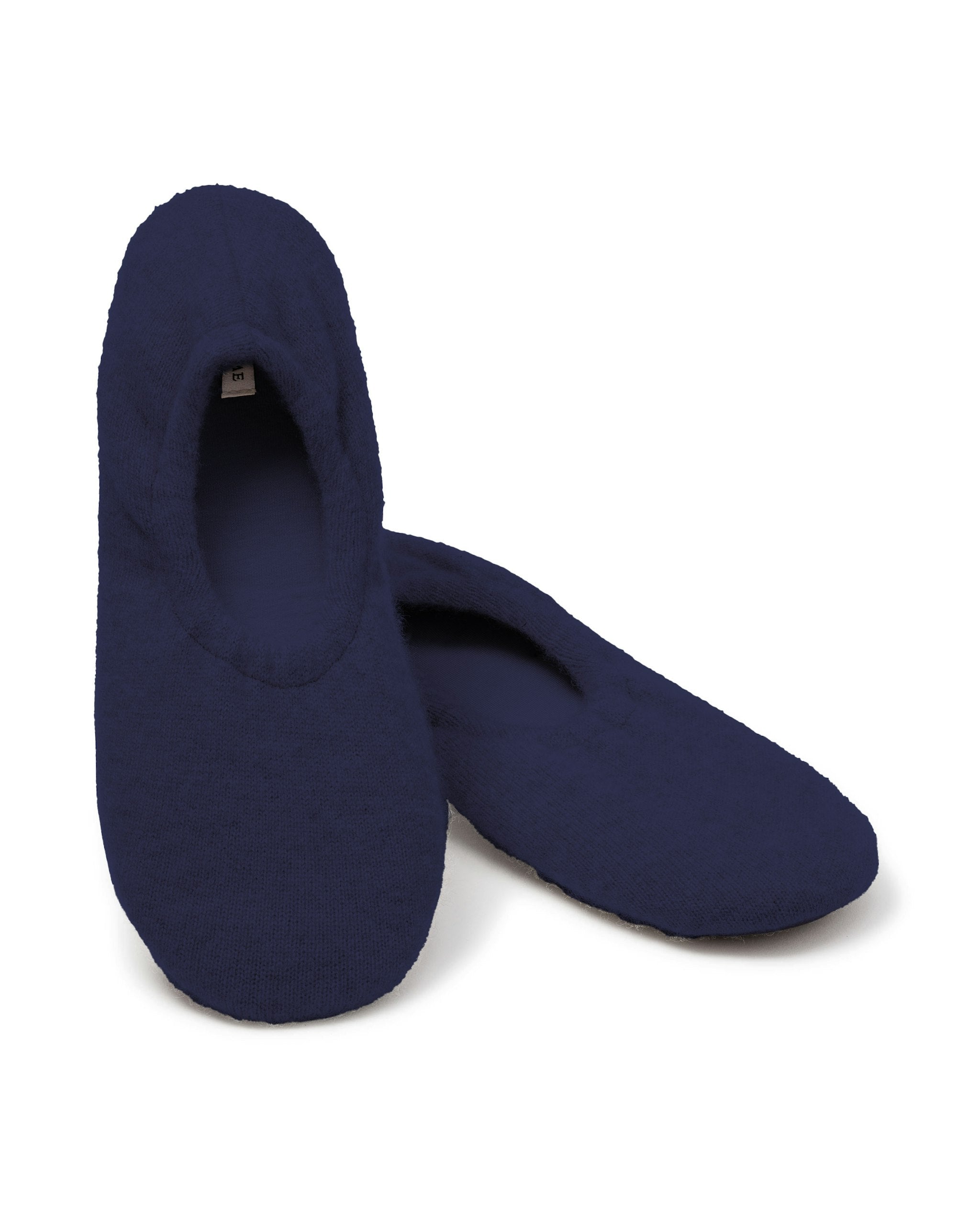 Women's Cashmere Slippers in Navy