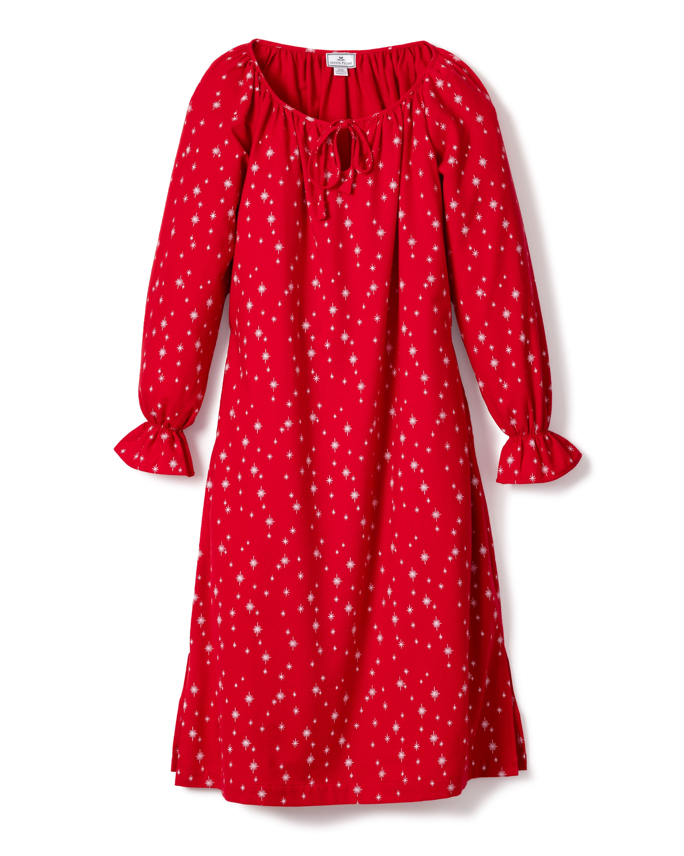 Women's Flannel Delphine Nightgown in Starry Night