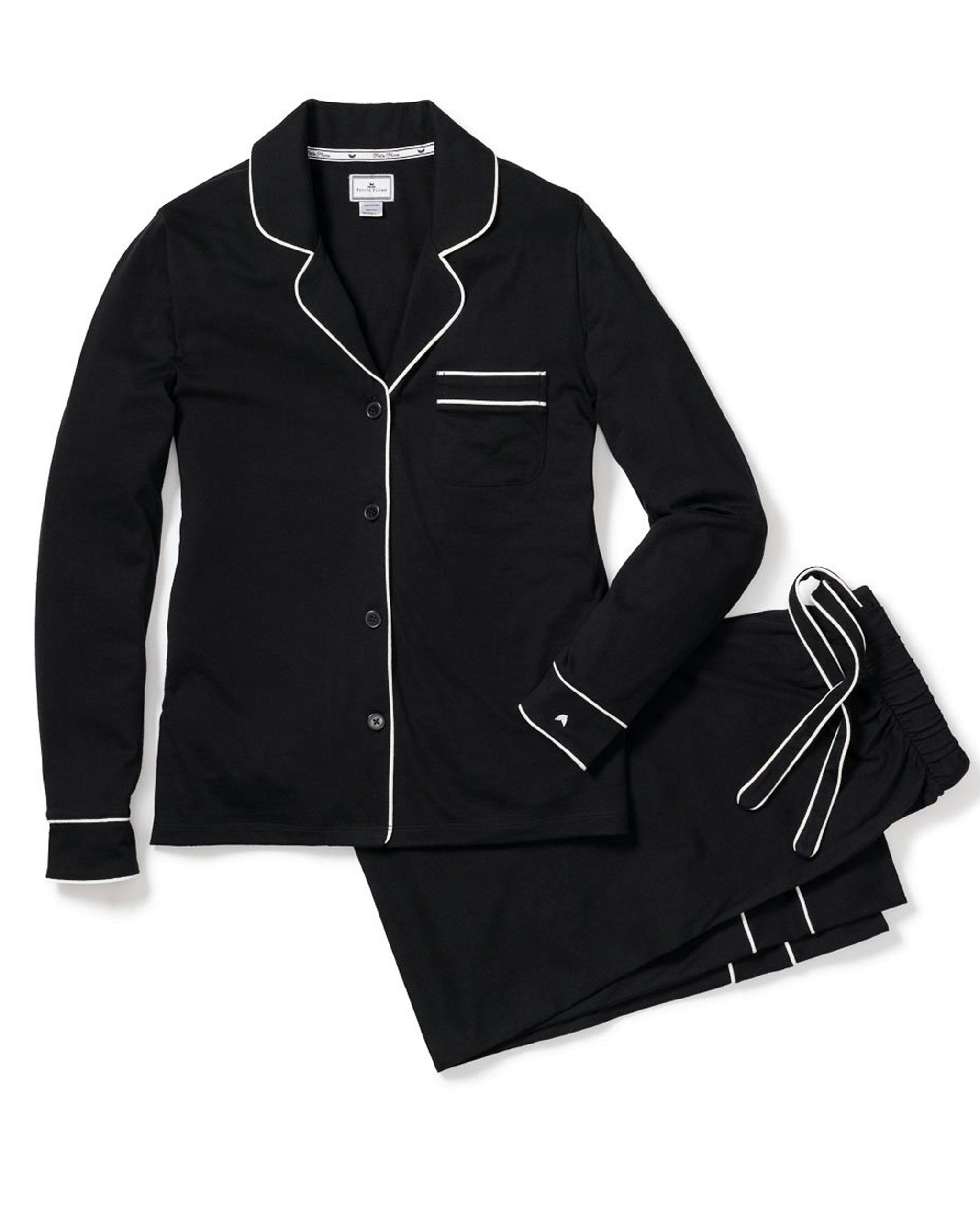 Women's Pima Astaire Pajama Set in Black