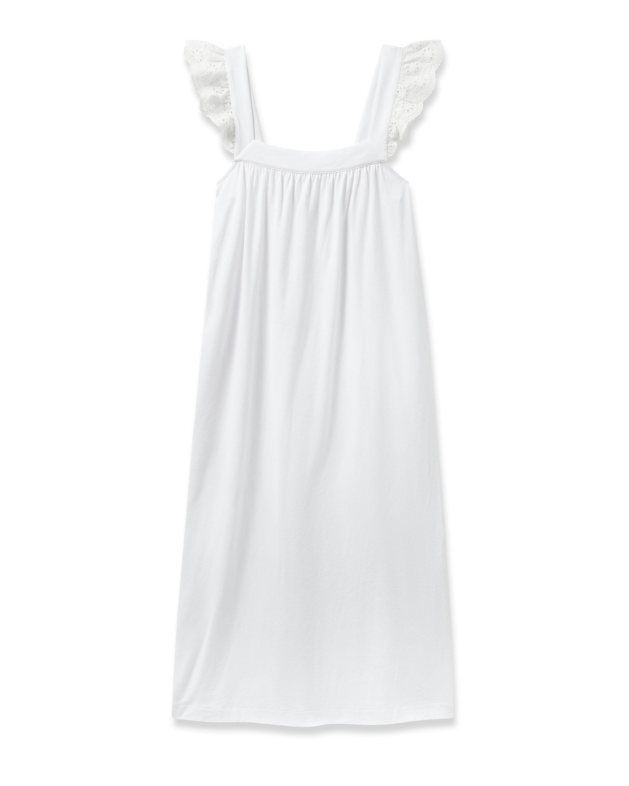 Women's Pima Clara Nightgown in White