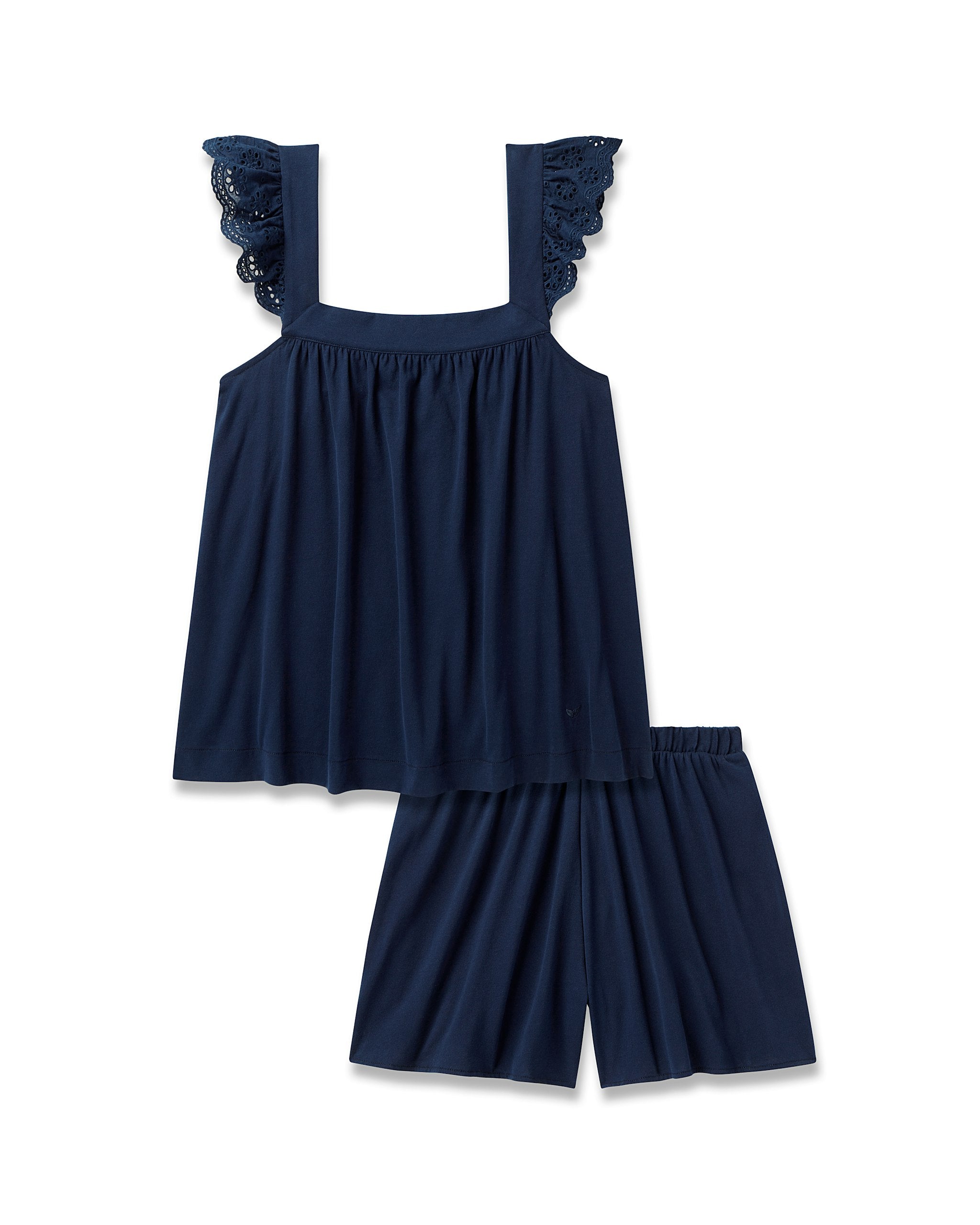 Women's Pima Clara Short Set in Timeless Toile